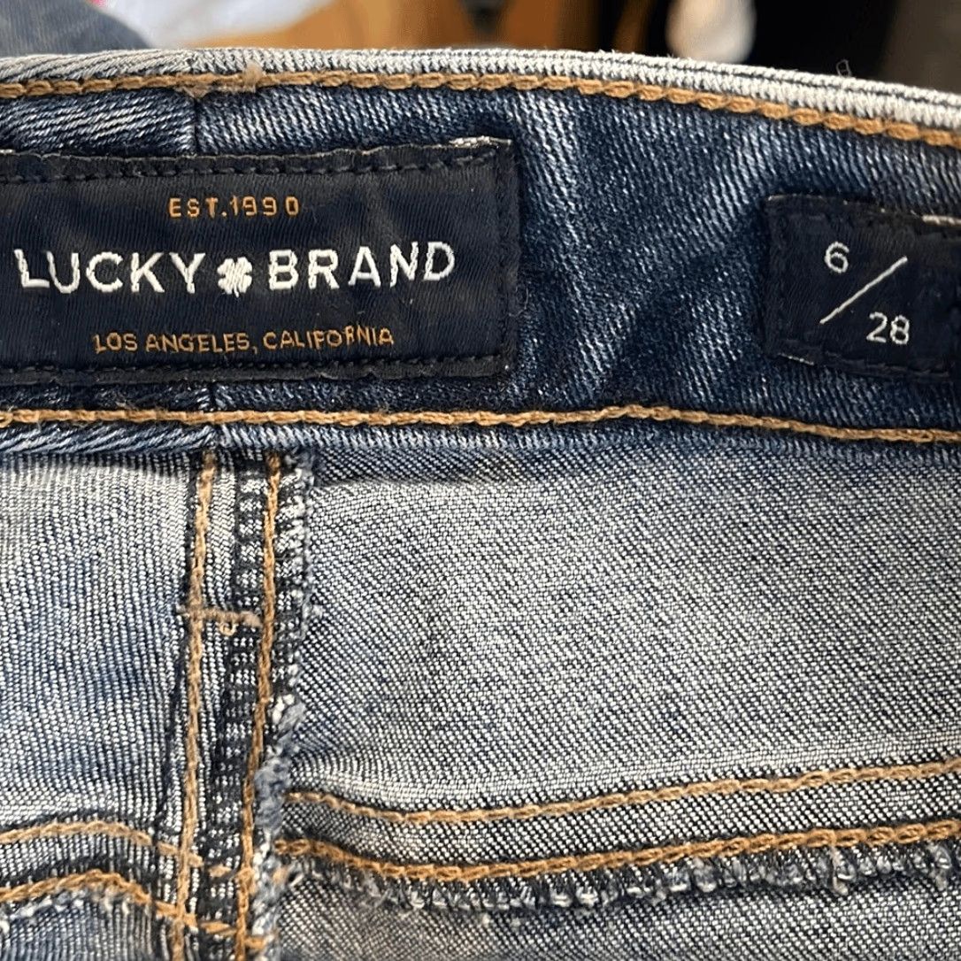 Lucky Brand Lucky Brand Women’s Lolita Crop Jeans size 6 Blue Size 28" / US 6 / IT 42 - 7 Thumbnail