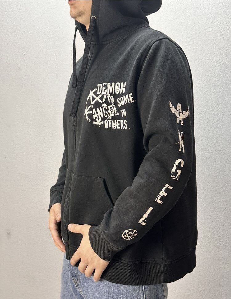 Affliction Vintage Insane Affliction Cyber Goth Opium Style Hoodie Y2K Size US M / EU 48-50 / 2 - 4 Thumbnail