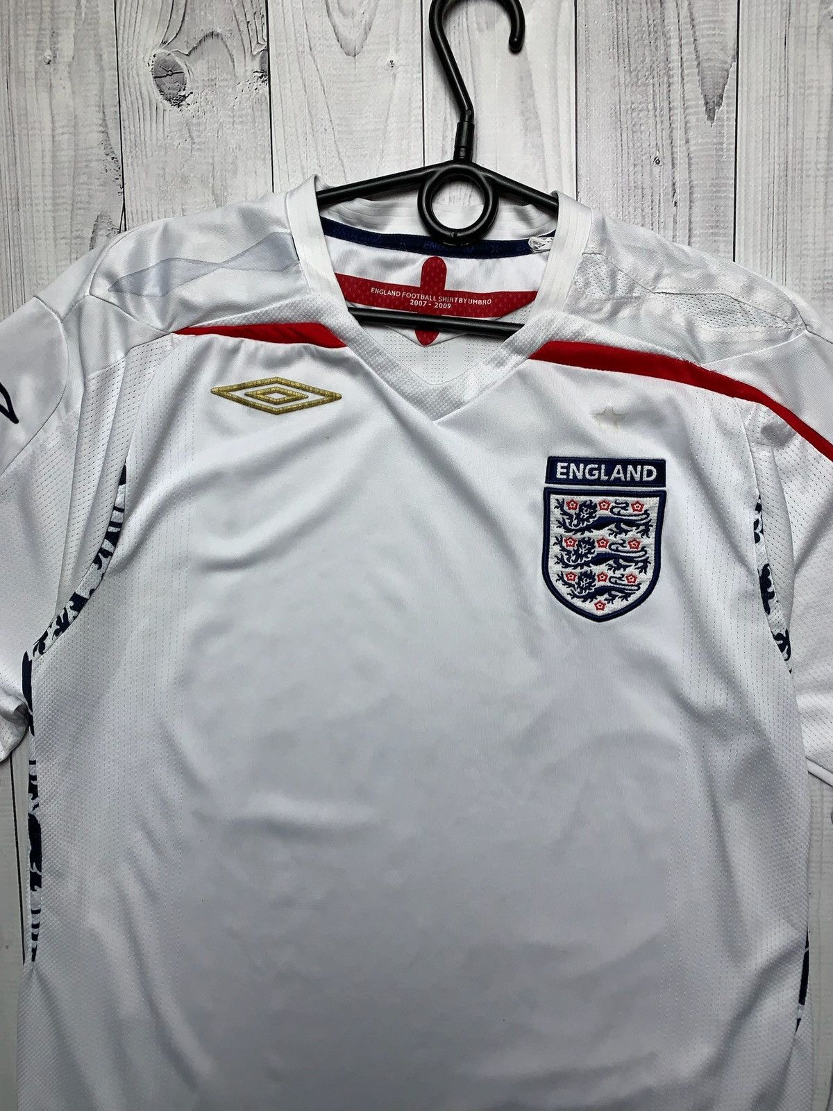 Umbro Vintage Umbro England soccer jersey size M long sleeve Size US M / EU 48-50 / 2 - 2 Thumbnail