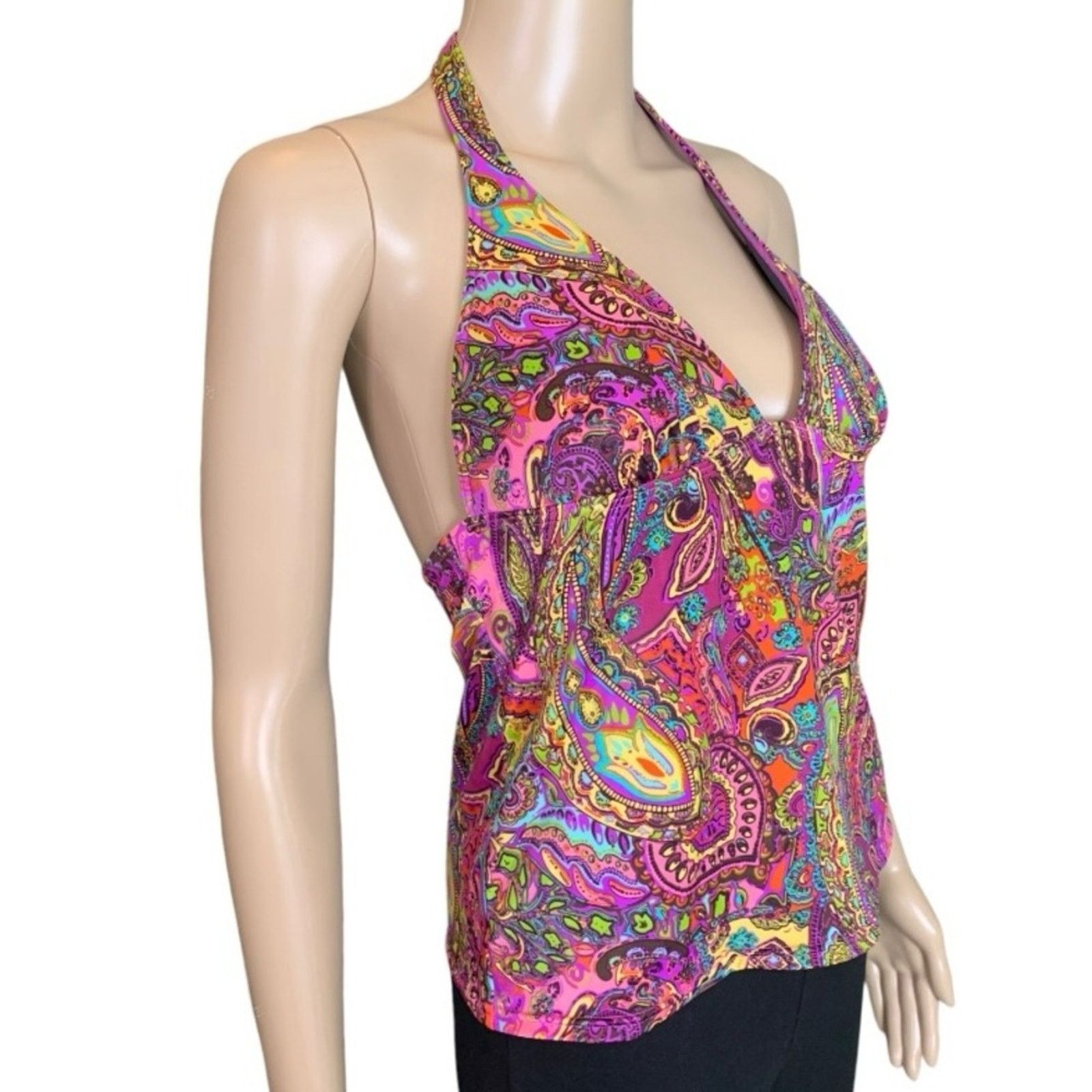 Victoria's Secret Victoria’s Secret Women's Medium Swim Tankini Top Purple Size M / US 6-8 / IT 42-44 - 2 Thumbnail