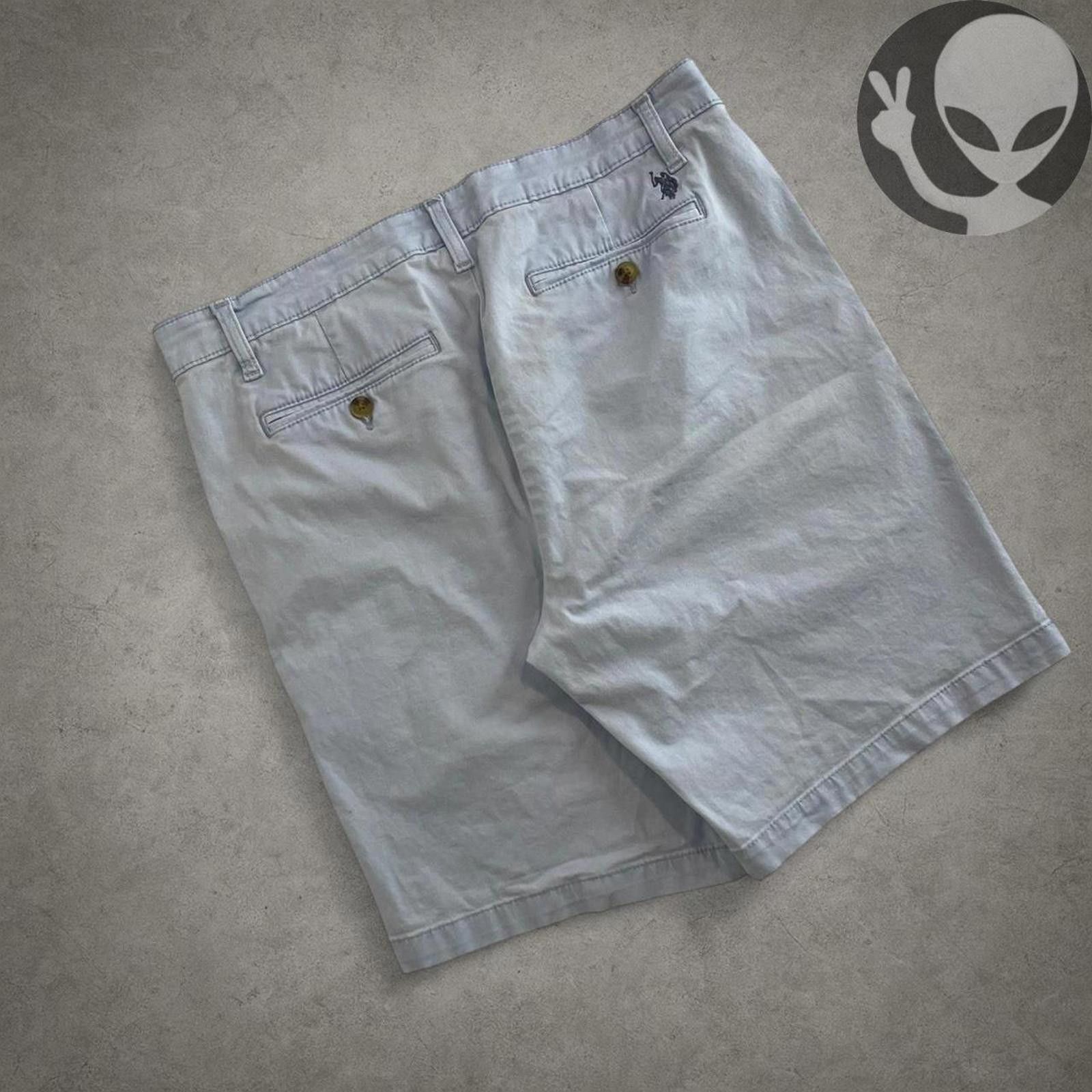 U.S. Polo Assn. U.S. Polo Assn. Men's Chino Shorts 34 Light Blue Casual Size US 34 / EU 50 - 5 Thumbnail