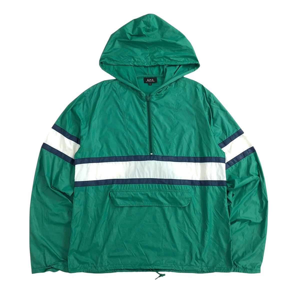 A.P.C. × Designer A.P.C Paris Packable Parachute Light Anorak Jacket Size US M / EU 48-50 / 2 - 1 Thumbnail