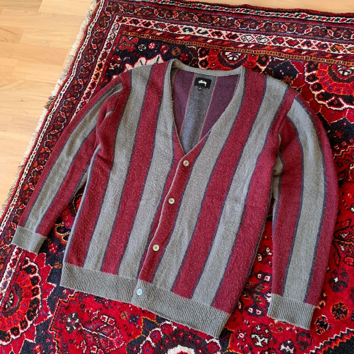 Stussy Stussy Cardigan Size US L / EU 52-54 / 3 - 3 Thumbnail