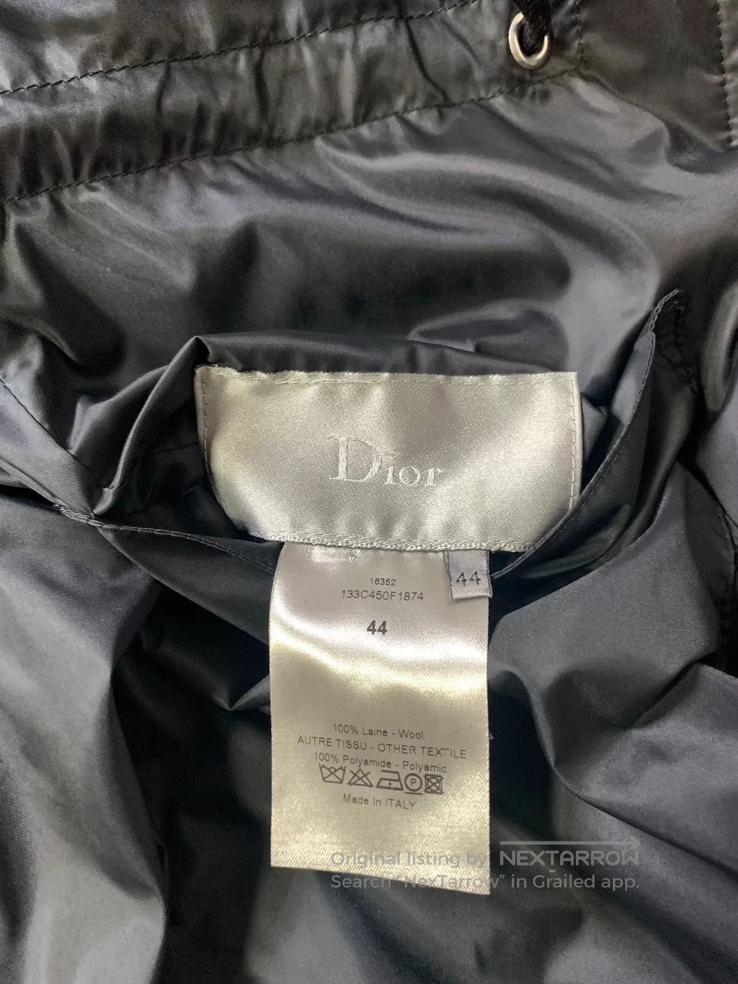 Dior Dior Hooded Wool Coat. Size US S / EU 44-46 / 1 - 6 Thumbnail