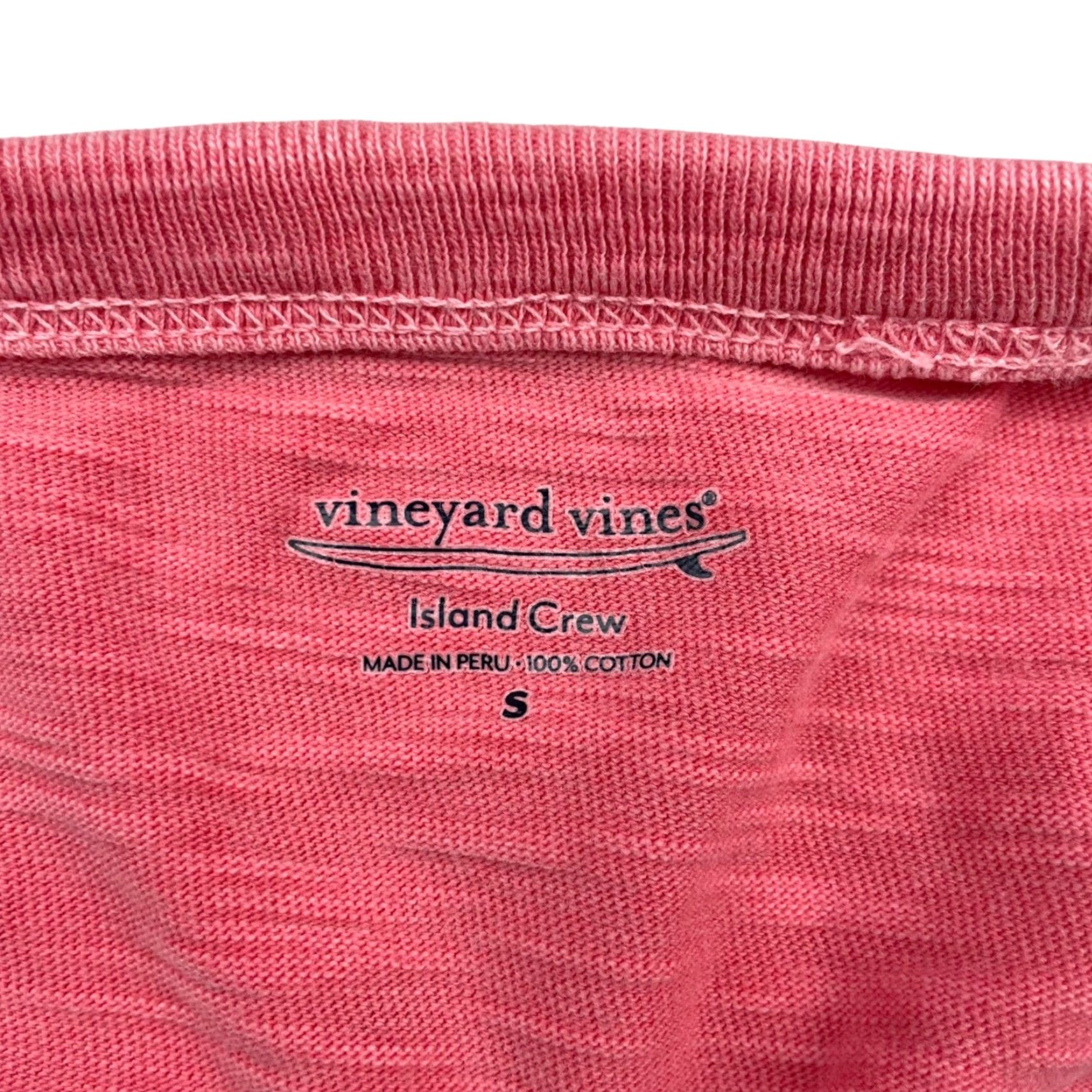 Vineyard Vines Vineyard Vines Sweatshirt Men Crew Island 100% Cotton Pink Small Crewneck Pullover Size US S / EU 44-46 / 1 - 3 Thumbnail
