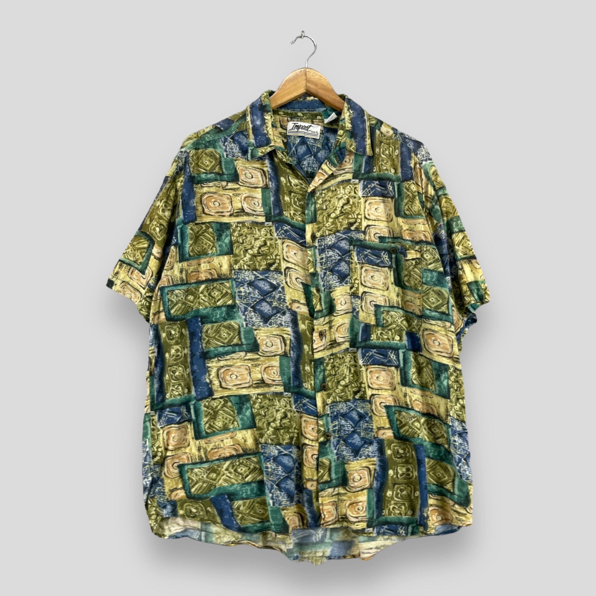 Designer × Vintage Vintage Baroque Abstract Pop Art Psychobilly Artwork Shirt Size US L / EU 52-54 / 3 - 1 Thumbnail