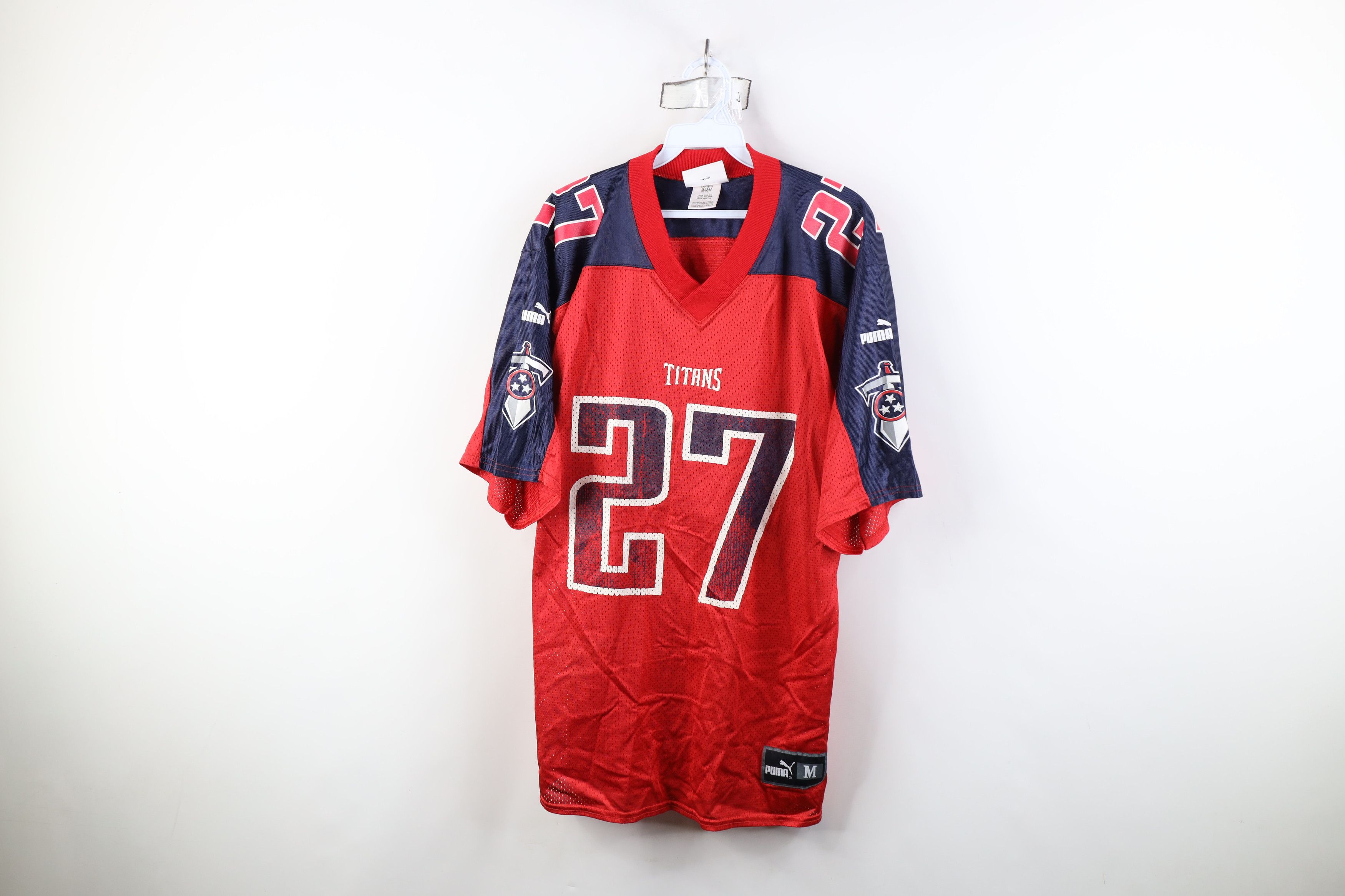Puma Vintage 90s Puma George Tennessee Titans Football Jersey Red Size US M / EU 48-50 / 2 - 1 Thumbnail