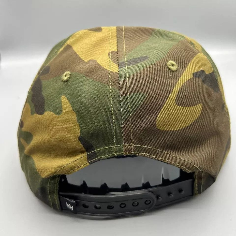 Goodlife Good Livin Hat Men Green Camouflage Skate Snap Back Cap Size ONE SIZE - 4 Thumbnail