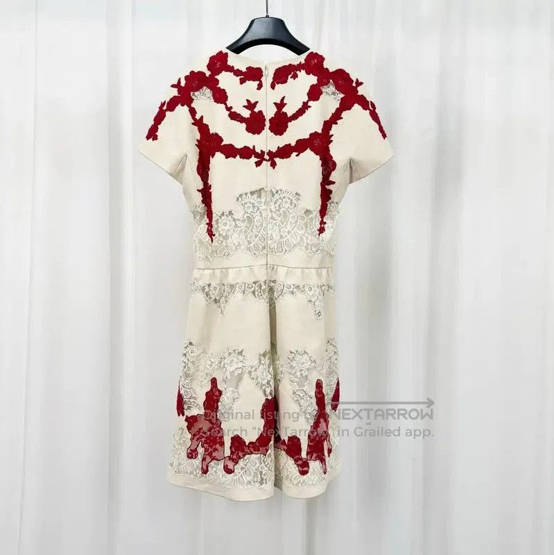 Valentino Valentino Embroidered Color Block A-Line Dress . Size XL / US 12-14 / IT 48-50 - 2 Thumbnail