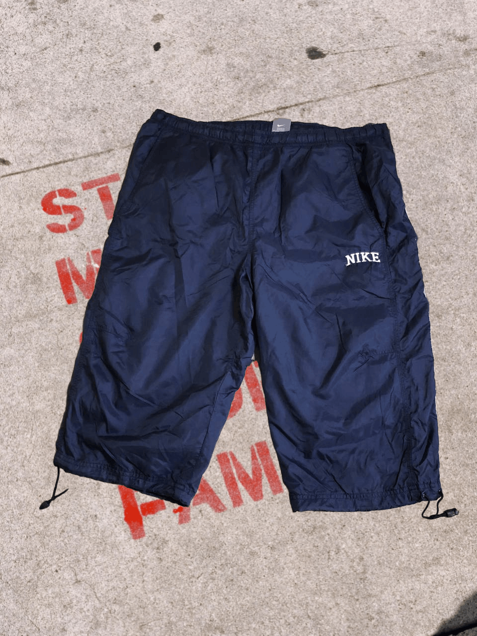 Nike Mens Vintage Nike Logo nylon breeches pants Size US 34 / EU 50 - 1 Thumbnail