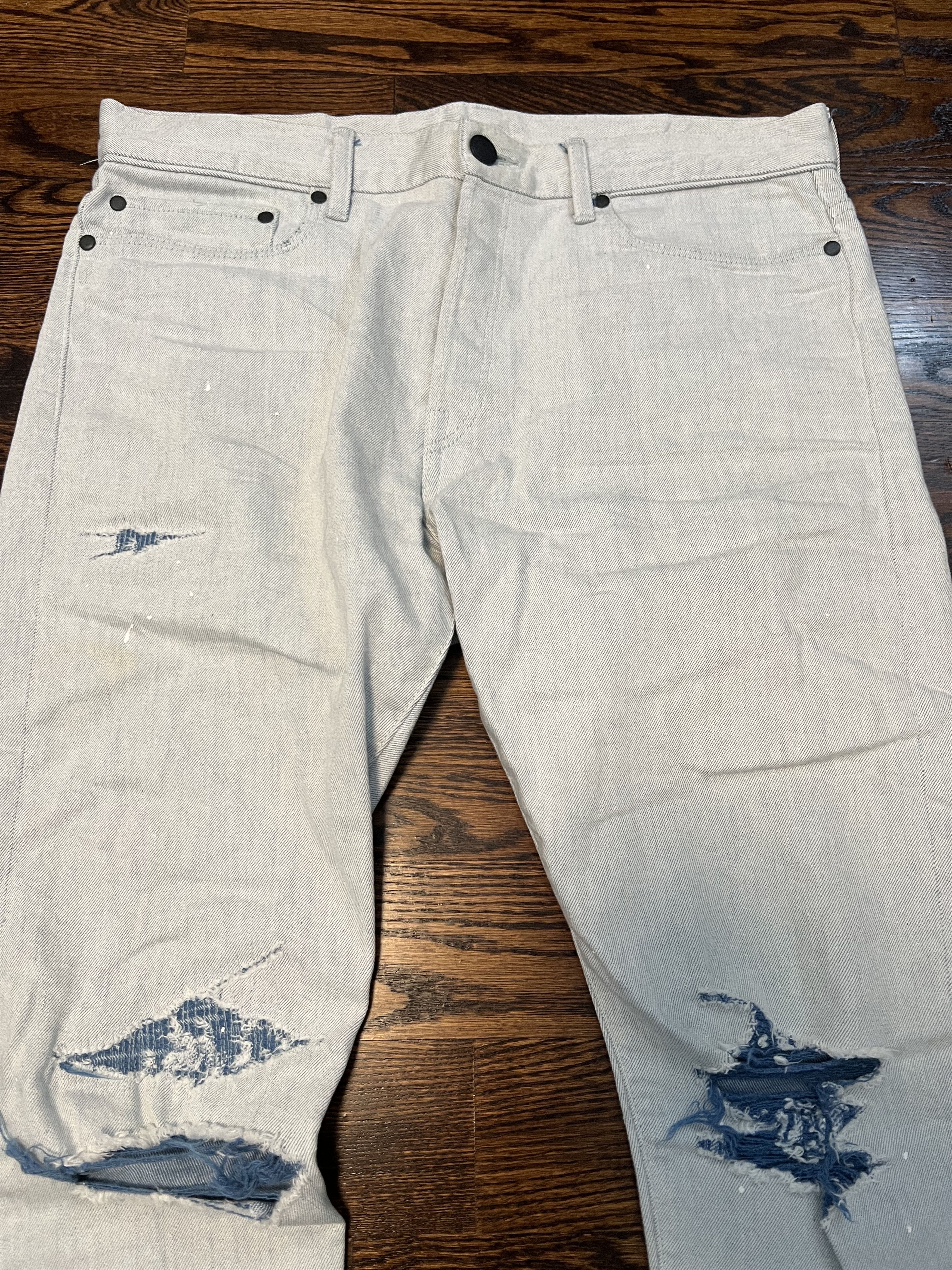 John Elliott Reverse Indigo Weft Denim - Cast 2 - Size 34 Size US 34 / EU 50 - 2 Thumbnail