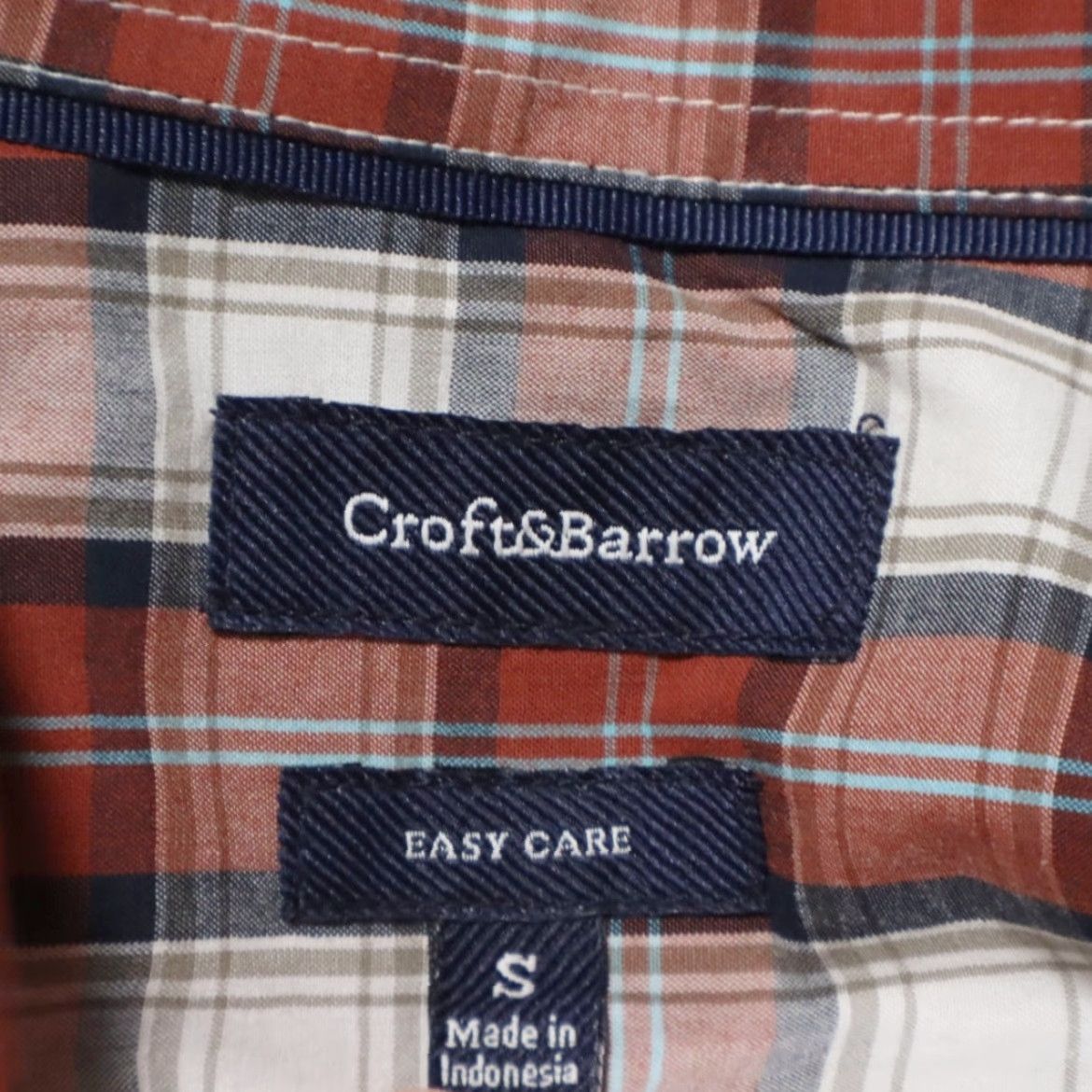 Croft & Barrow Croft & Barrow Easy Care Plaid Long Sleeve Button Down Shirt Red Men's S Size US S / EU 44-46 / 1 - 5 Thumbnail