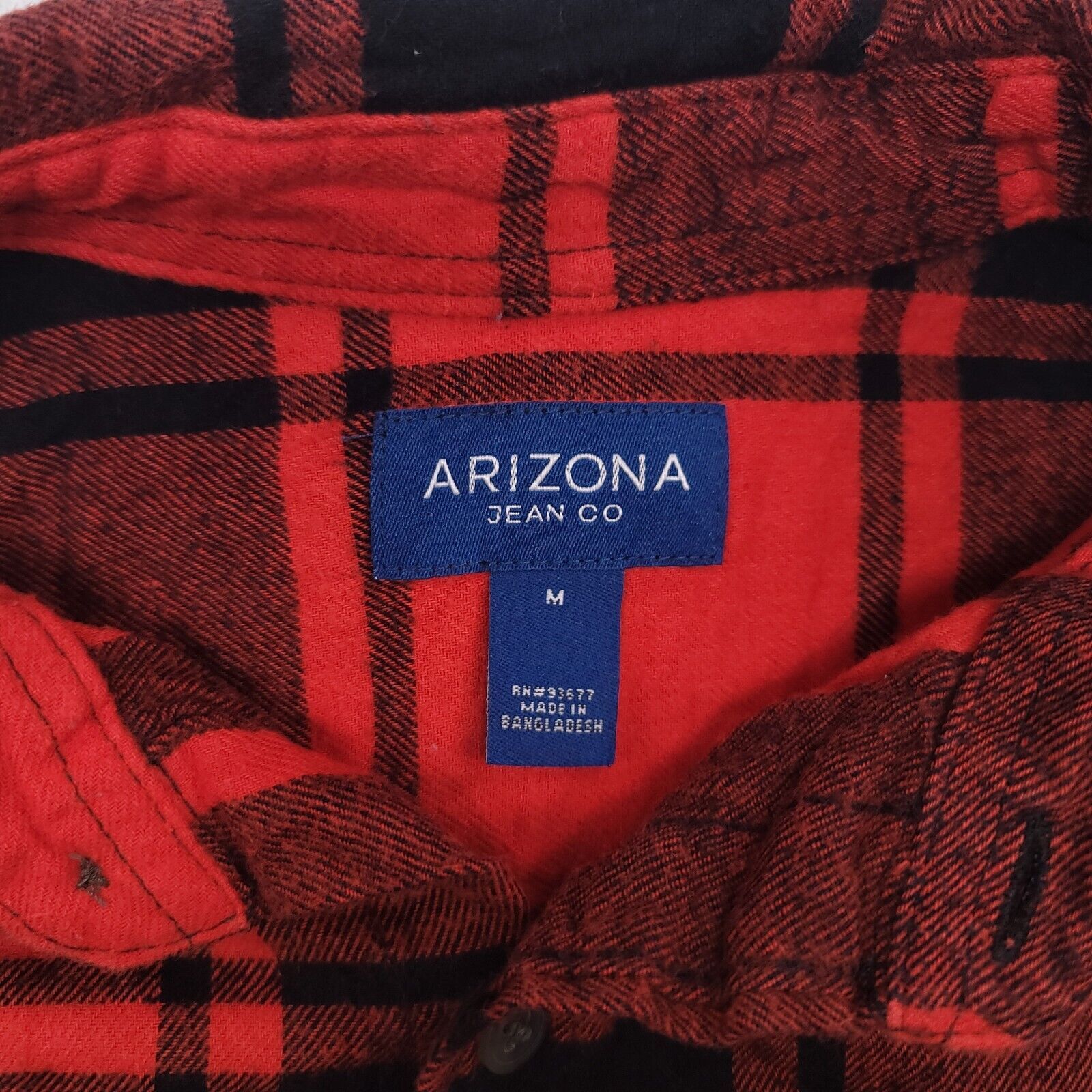 Arizona Jean Co. Arizona Jean Co Buffalo Check Flannel Shirt Mens Size M Red Size US M / EU 48-50 / 2 - 3 Thumbnail