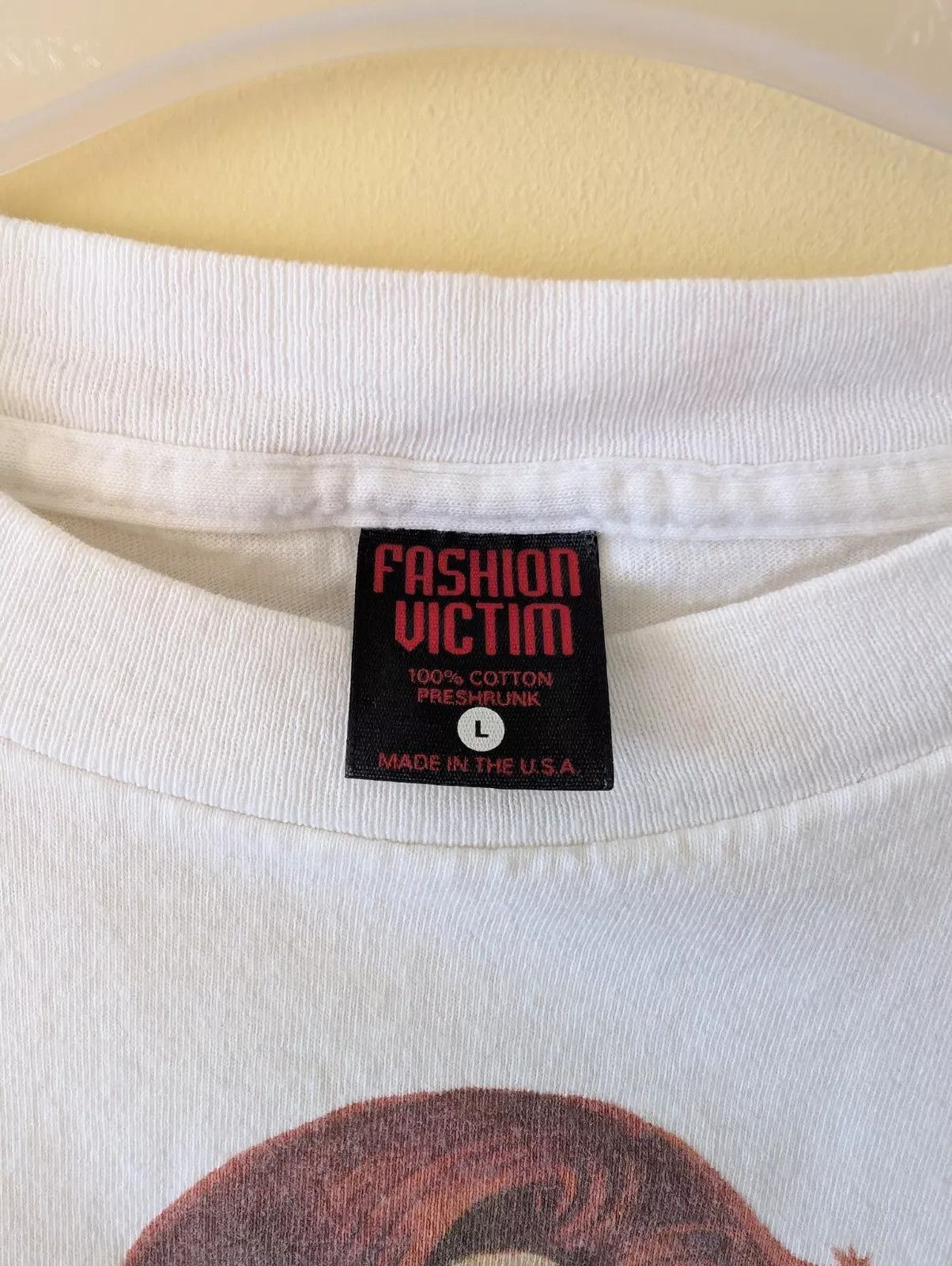 Fashion Victim × Vintage Vintage 1996 Dawn Fashion Victim Lucifer's Halo T Shirt Size US M / EU 48-50 / 2 - 2 Thumbnail