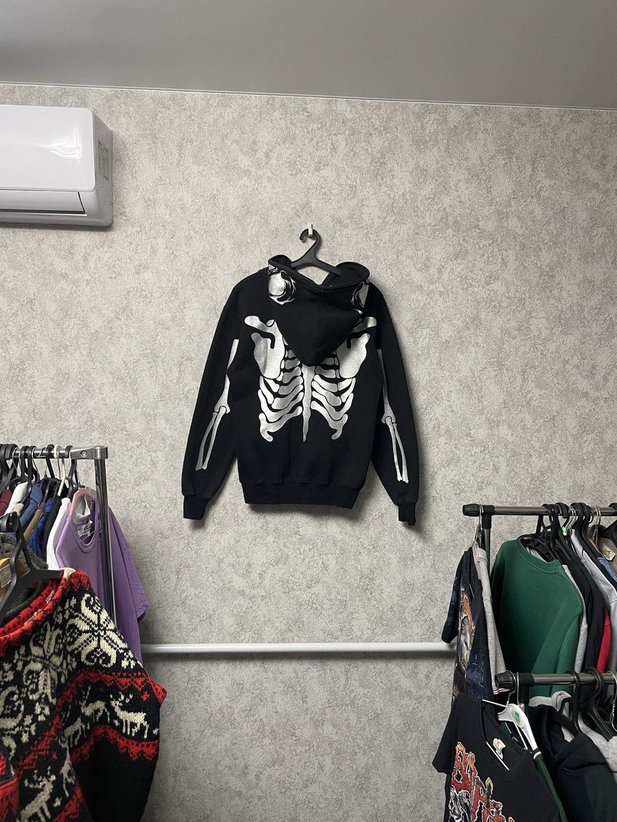 Other Vintage Skeleton Skull Head Full Zip-Up Hoodie Y2K Size US M / EU 48-50 / 2 - 21 Thumbnail