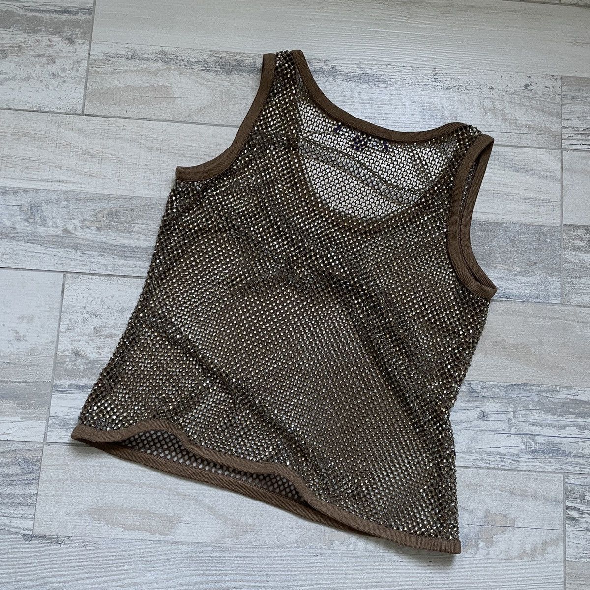 Ralph Lauren Purple Label RRP 3000 $ Ralph Lauren PURPLE Label Melony Embellished Mesh Size M / US 6-8 / IT 42-44 - 5 Thumbnail