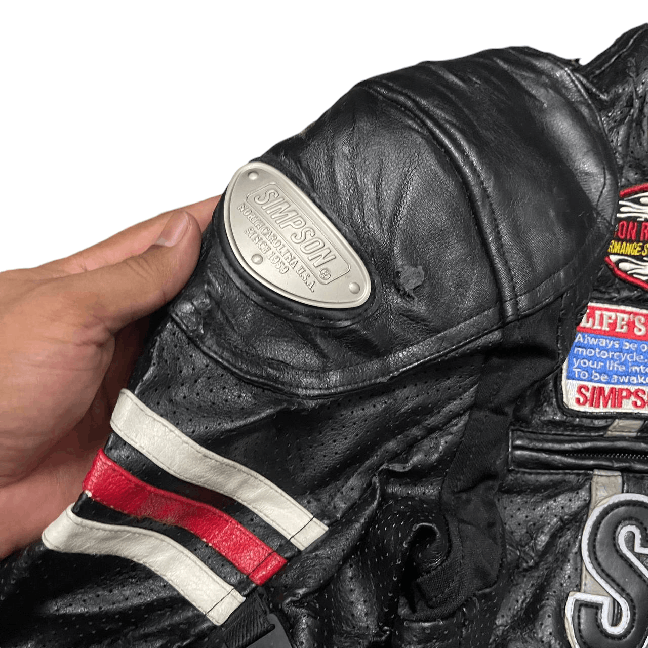 Kadoya Vintage Simpson Drag Racing Jacket with Padding Size US L / EU 52-54 / 3 - 7 Thumbnail