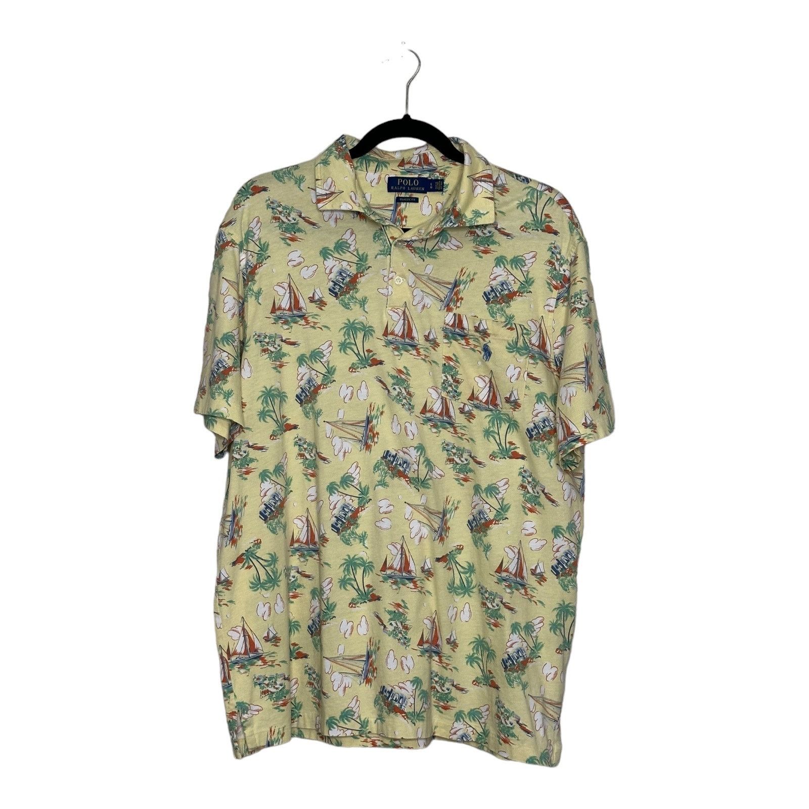 Polo Ralph Lauren Polo Ralph Lauren Mini Hawaiian Island Polo Shirt Size L Size US L / EU 52-54 / 3 - 7 Thumbnail