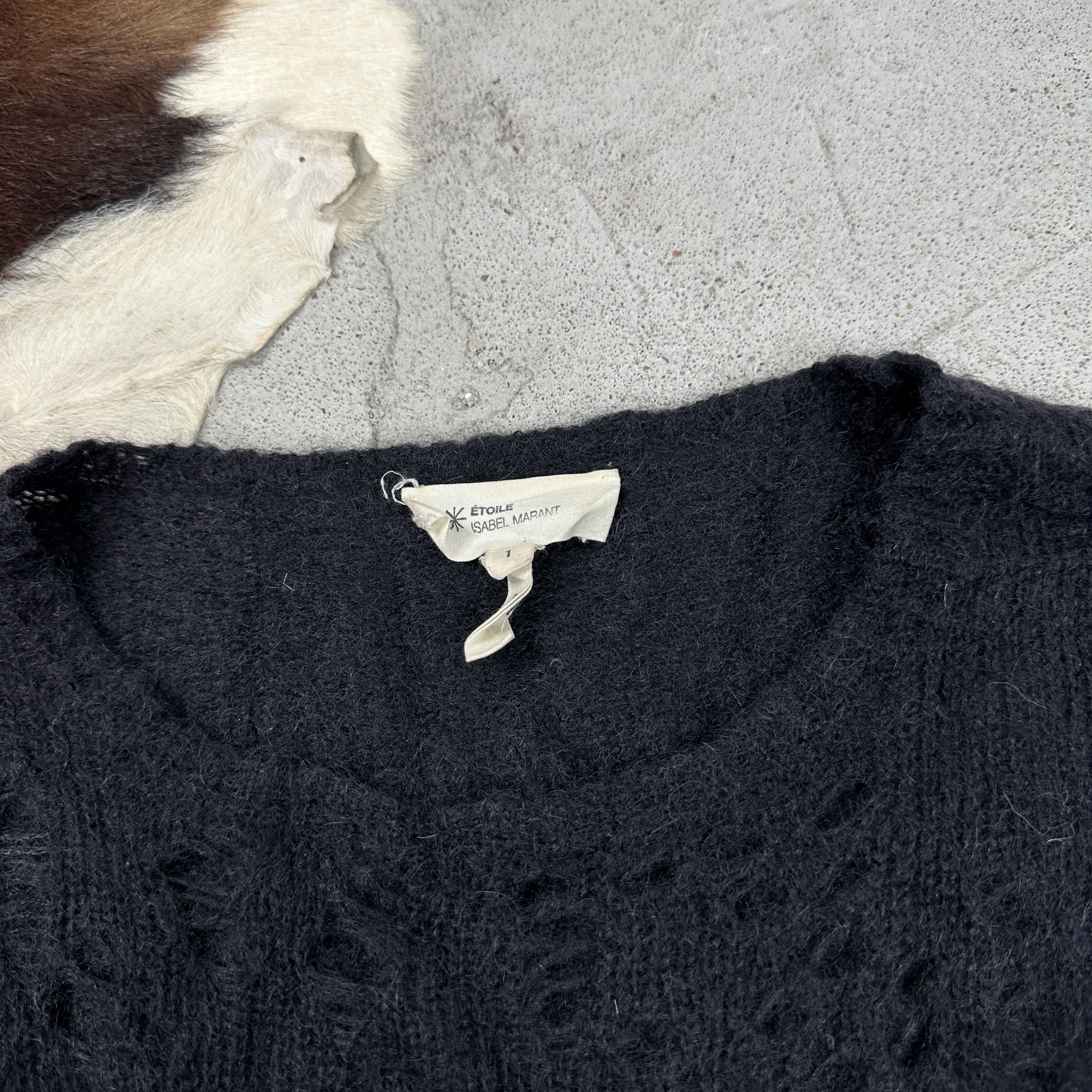 Isabel Marant × Vintage Vintage Y2K Opium Isabel Marant Mohair Distressed Sweater Size S / US 4 / IT 40 - 3 Thumbnail