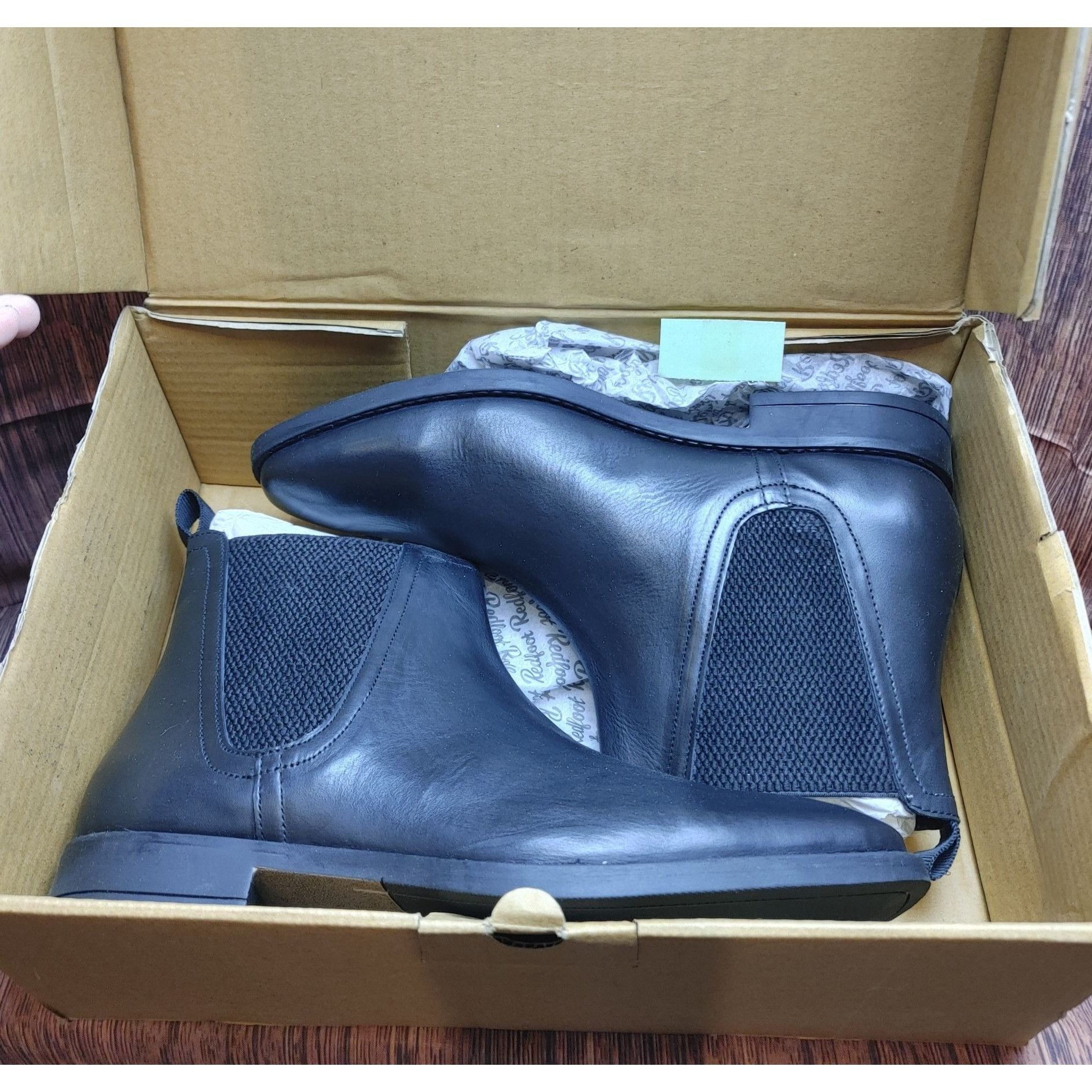 Other Redfoot Leather Square Toe Black Chelsea Boot Men's Size 8 Size US 8 / EU 41 - 5 Thumbnail