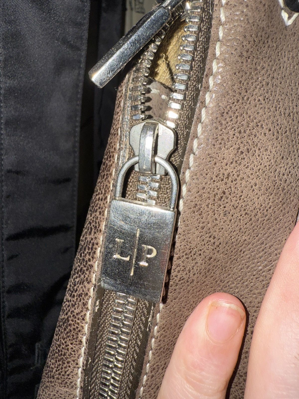 Loro Piana Brown Leather Shoulder Bag Size ONE SIZE - 12 Thumbnail