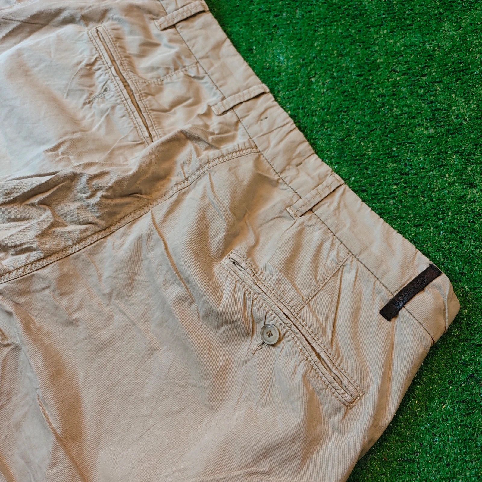 Bogner Bogner Chino Pants Mens 34 Beige straight trousers Size US 34 / EU 50 - 9 Thumbnail