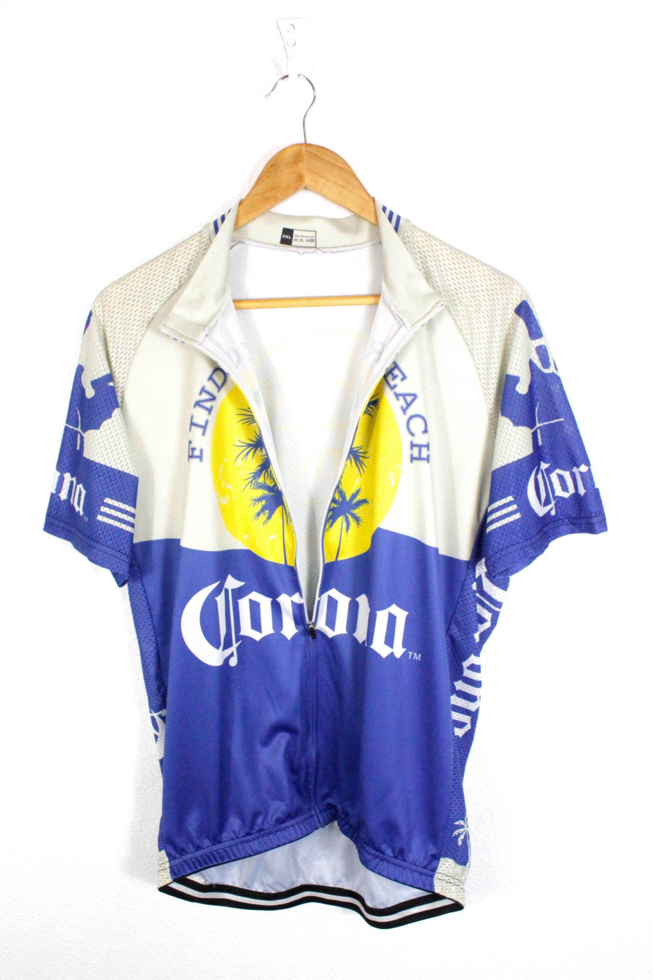 Vintage Vintage Corona All Over Printed Cycling Jersey Tee Tshirt Size US XXL / EU 58 / 5 - 3 Thumbnail