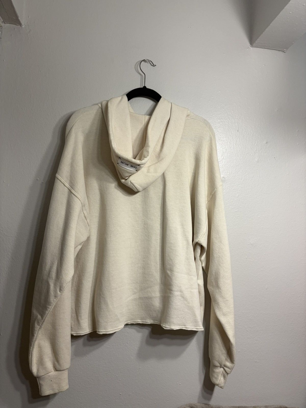 Other DAIN AYLOR 1/1 Cream Cropped Hoodie with DA Heart Logo Size US M / EU 48-50 / 2 - 2 Thumbnail