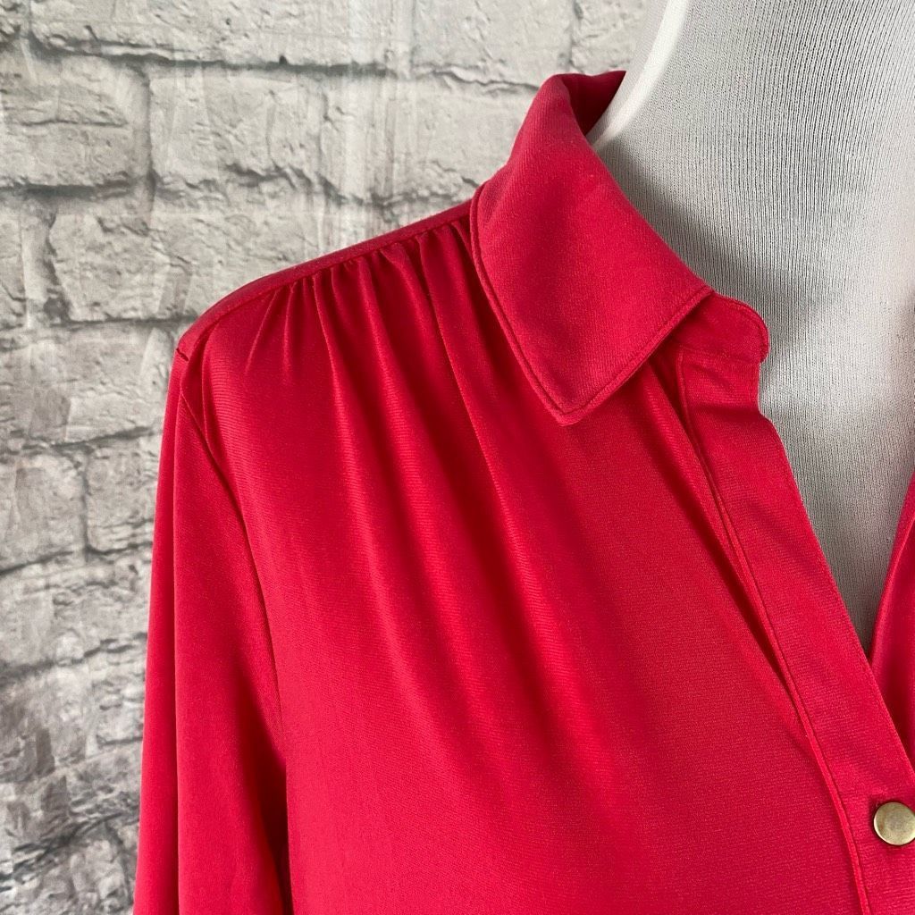 Other Premise women L quarter button collared blouse Size L / US 10 / IT 46 - 3 Thumbnail