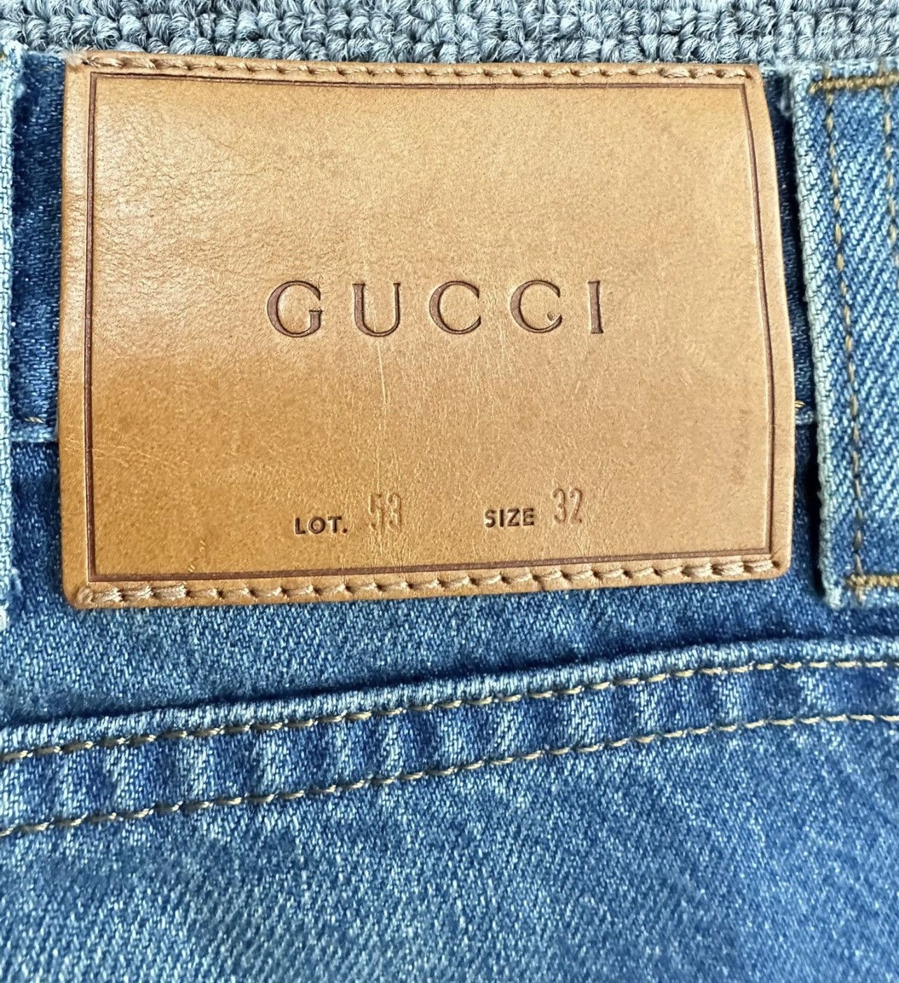 Gucci *1,1KMSRP* Gucci SS16 Snake Patch Denim Sz.32 Size US 32 / EU 48 - 9 Thumbnail
