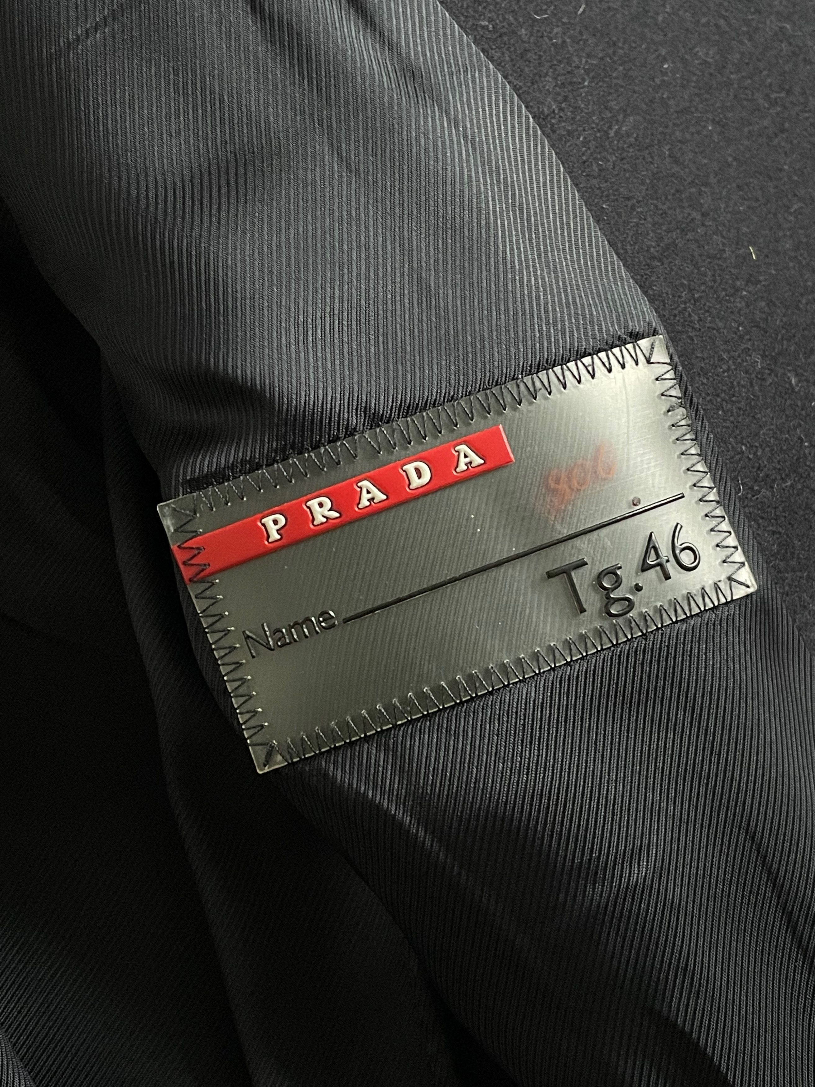 Prada Prada Women's Wool Navy Classic Formal Trench Coat Jacket Size M / US 6-8 / IT 42-44 - 8 Thumbnail