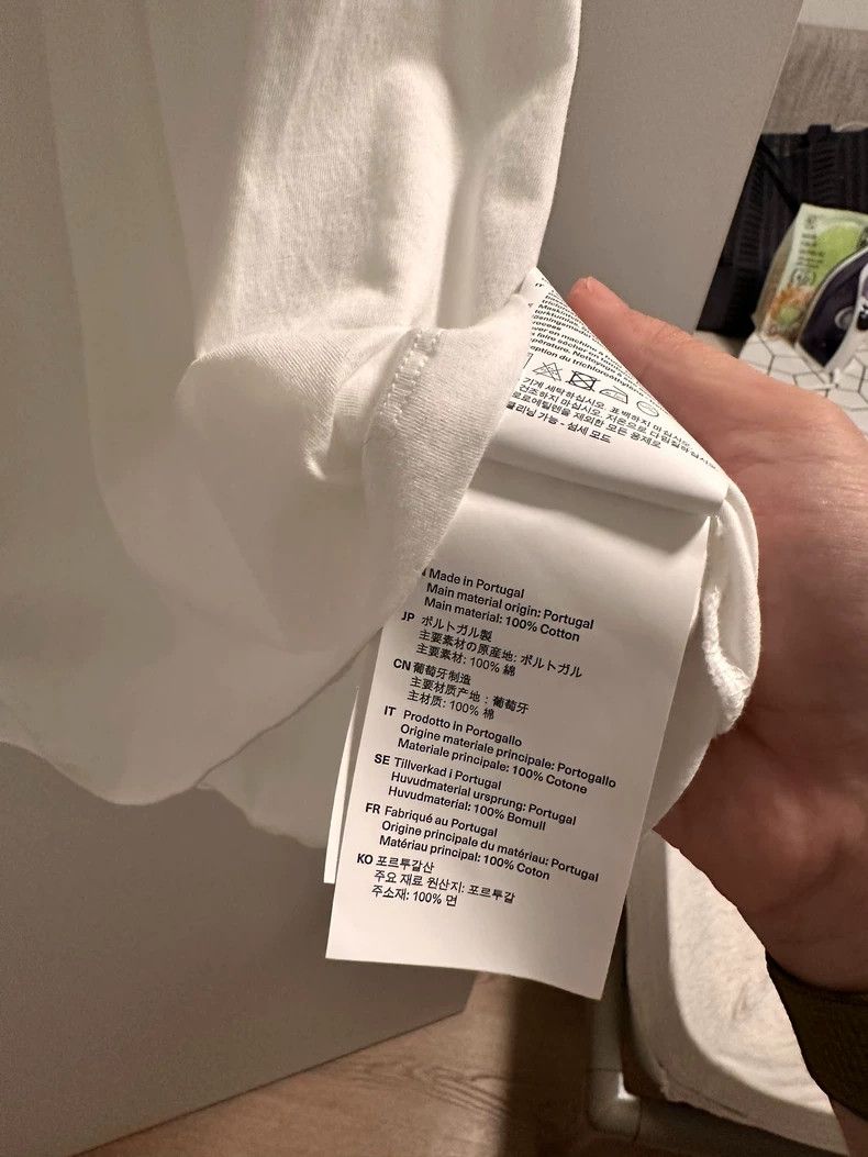 Our Legacy Our Legacy White short-sleeved T-shirt Size XL / US 12-14 / IT 48-50 - 5 Thumbnail