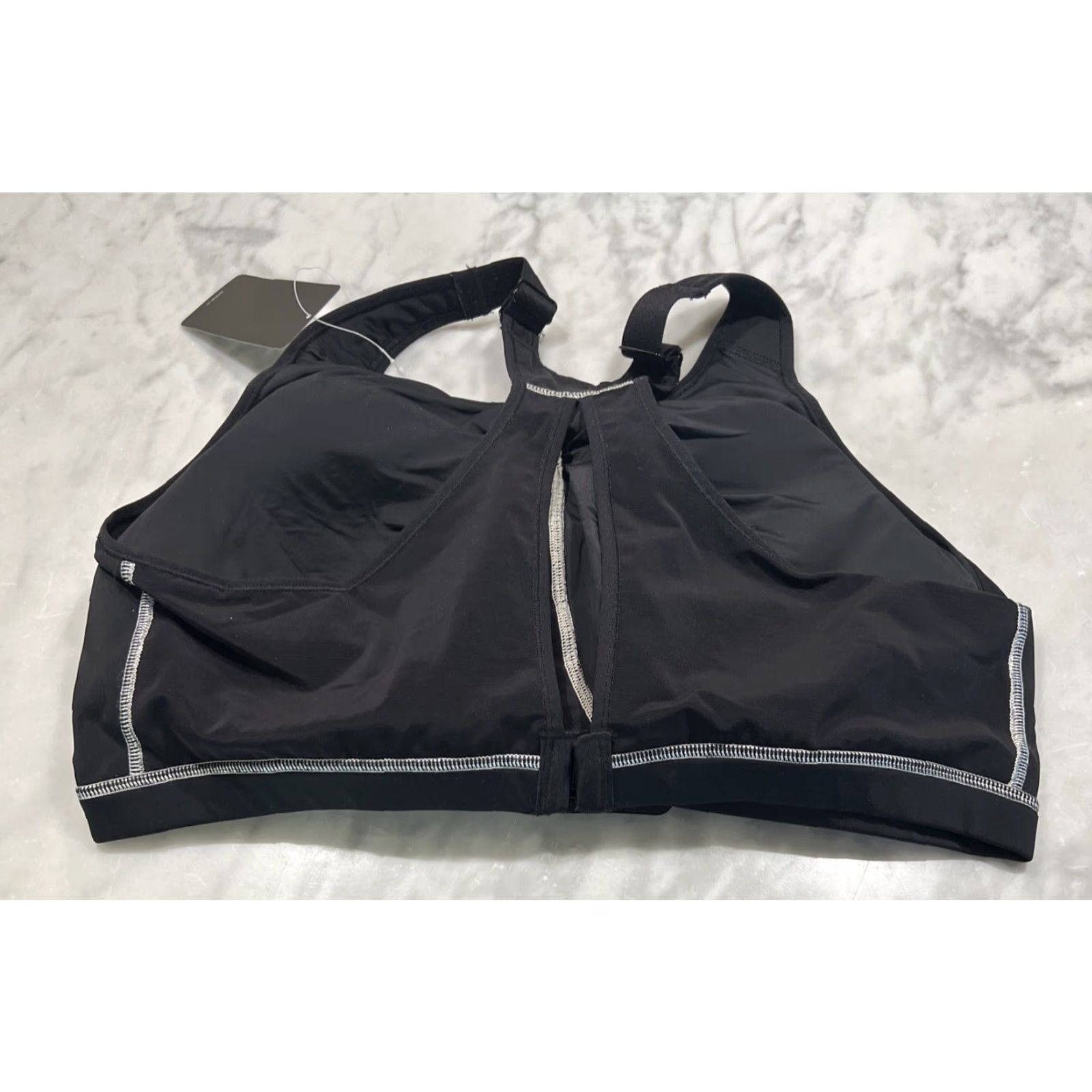 Vintage Syrokan Sports Bra Women's 44C High Impact Full Support Wire Free Padded Active Size ONE SIZE - 4 Thumbnail