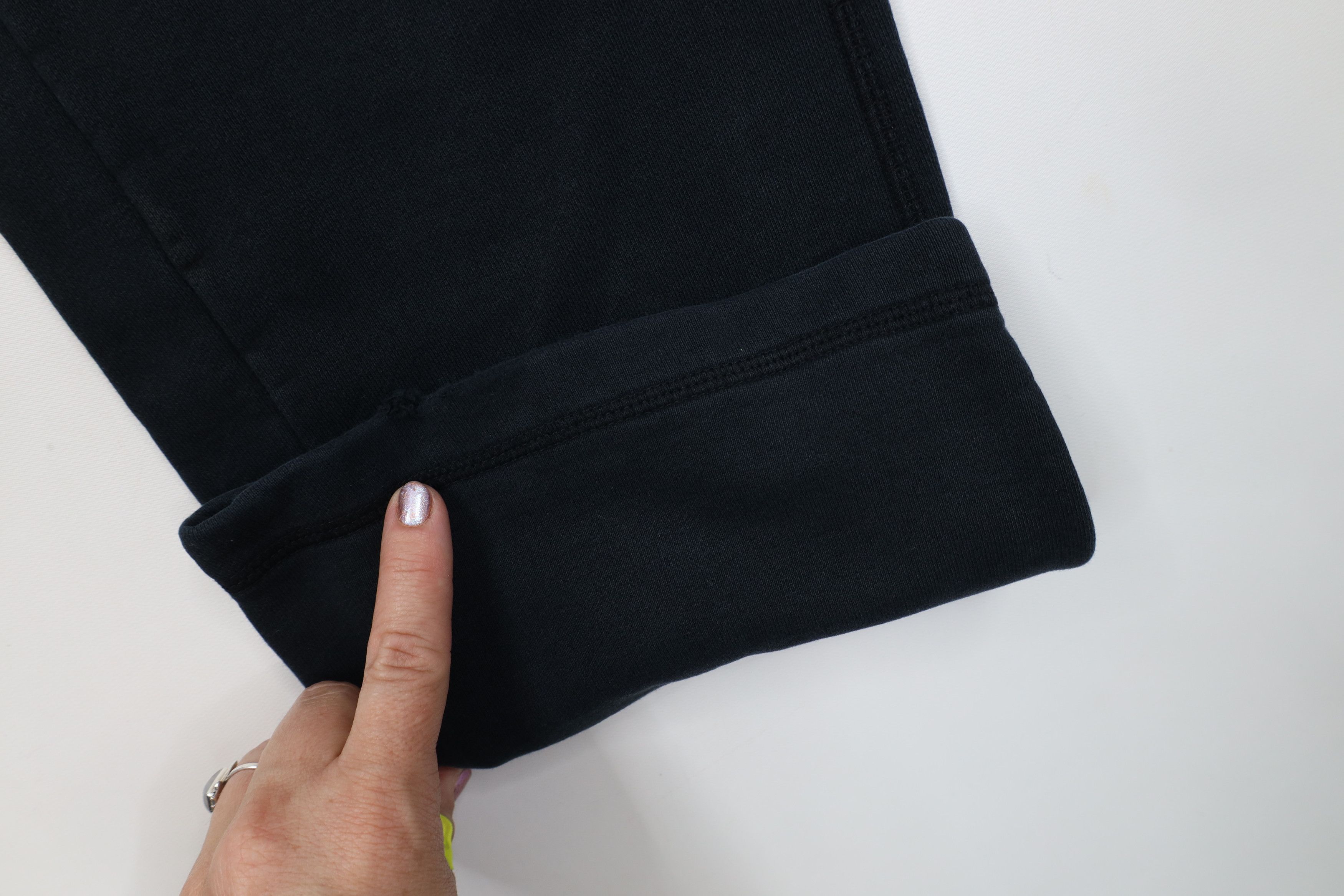 Nike Vintage Y2K Nike Swoosh Flared Wide Leg Sweatpants Black Size 30" / US 8 / IT 44 - 5 Thumbnail
