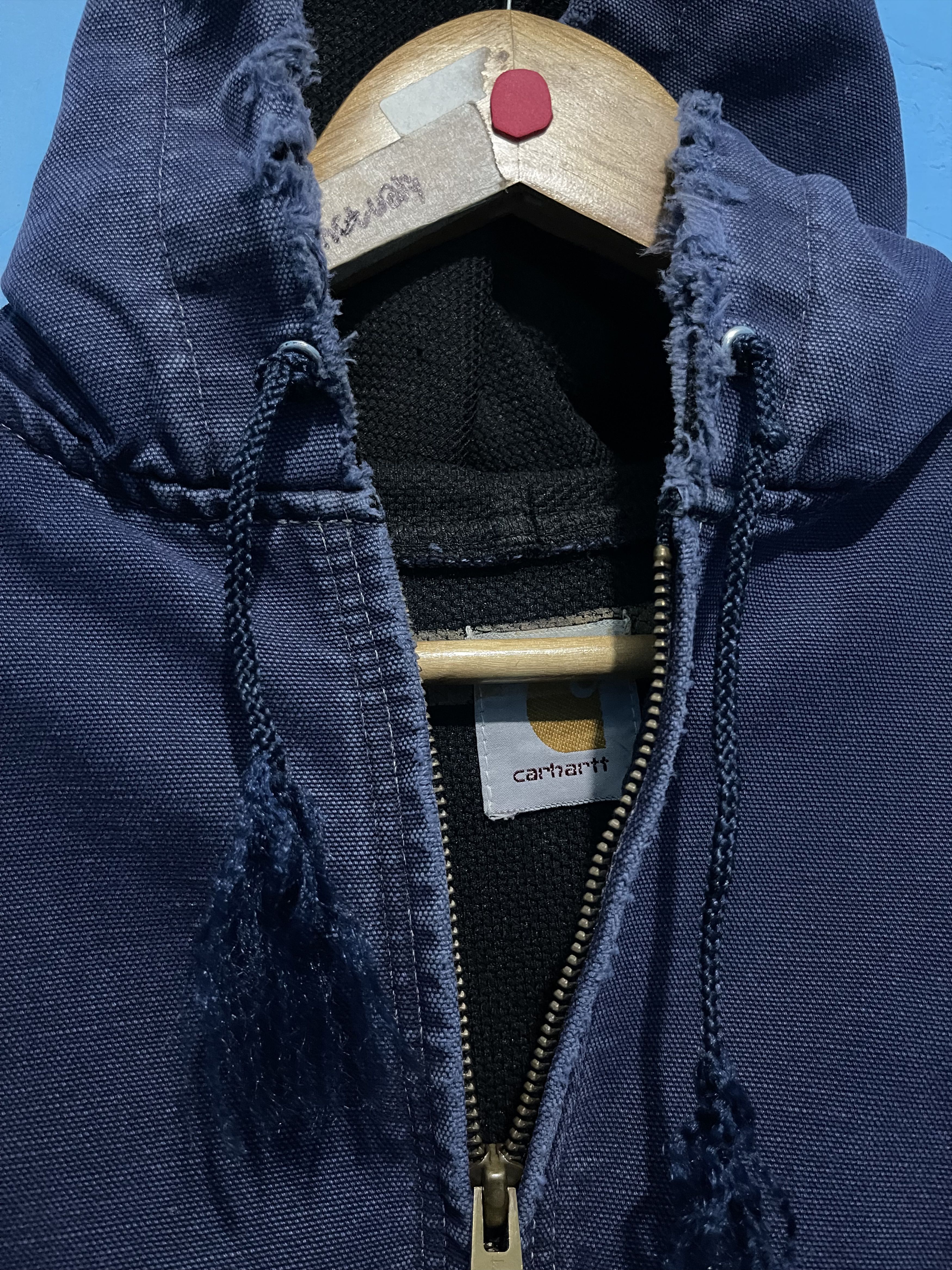 Carhartt Carhartt Blue Work Wear Hooded Jacket Size US L / EU 52-54 / 3 - 4 Thumbnail