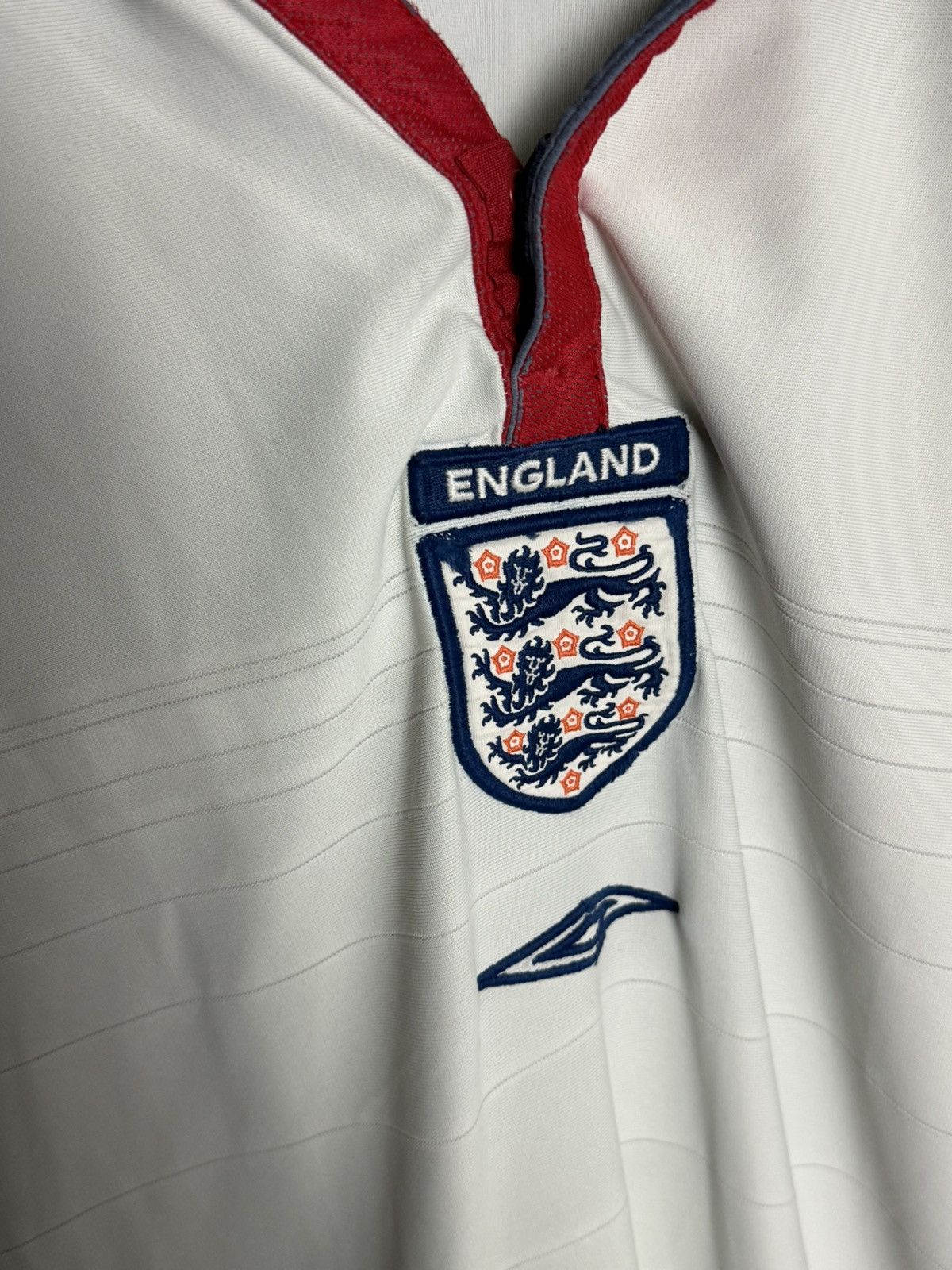 Umbro England National Team 03/05 Home Football Long Sleeve Jersey Size US XXL / EU 58 / 5 - 3 Thumbnail