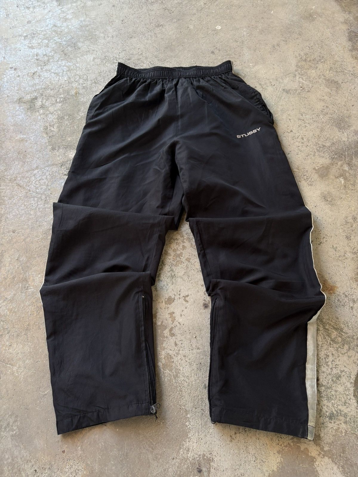 Vintage 90s Stussy Track Pant Baggy
