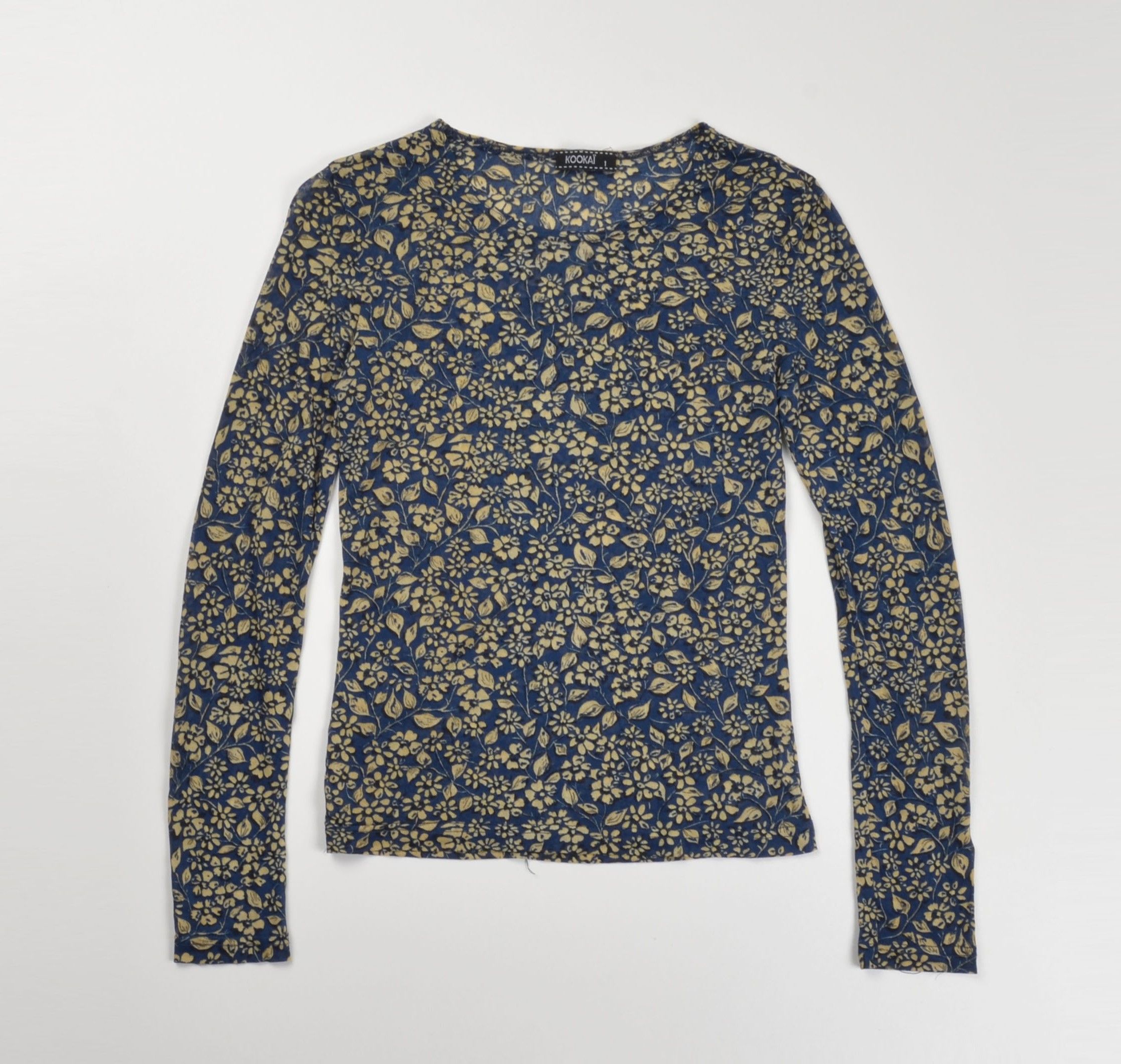 Other Vintage Kookai Y2K Mesh Floral Cottage Long Sleeve Top Size S / US 4 / IT 40 - 3 Thumbnail