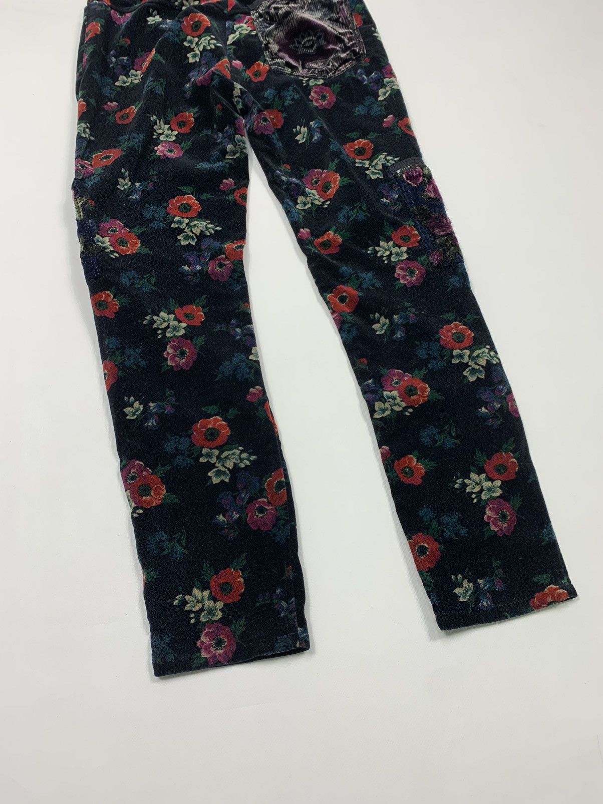 Kenzo Kenzo Vilvet Flowers Pant Vintage 80s Made In France Size 26" / US 2 / IT 38 - 13 Thumbnail
