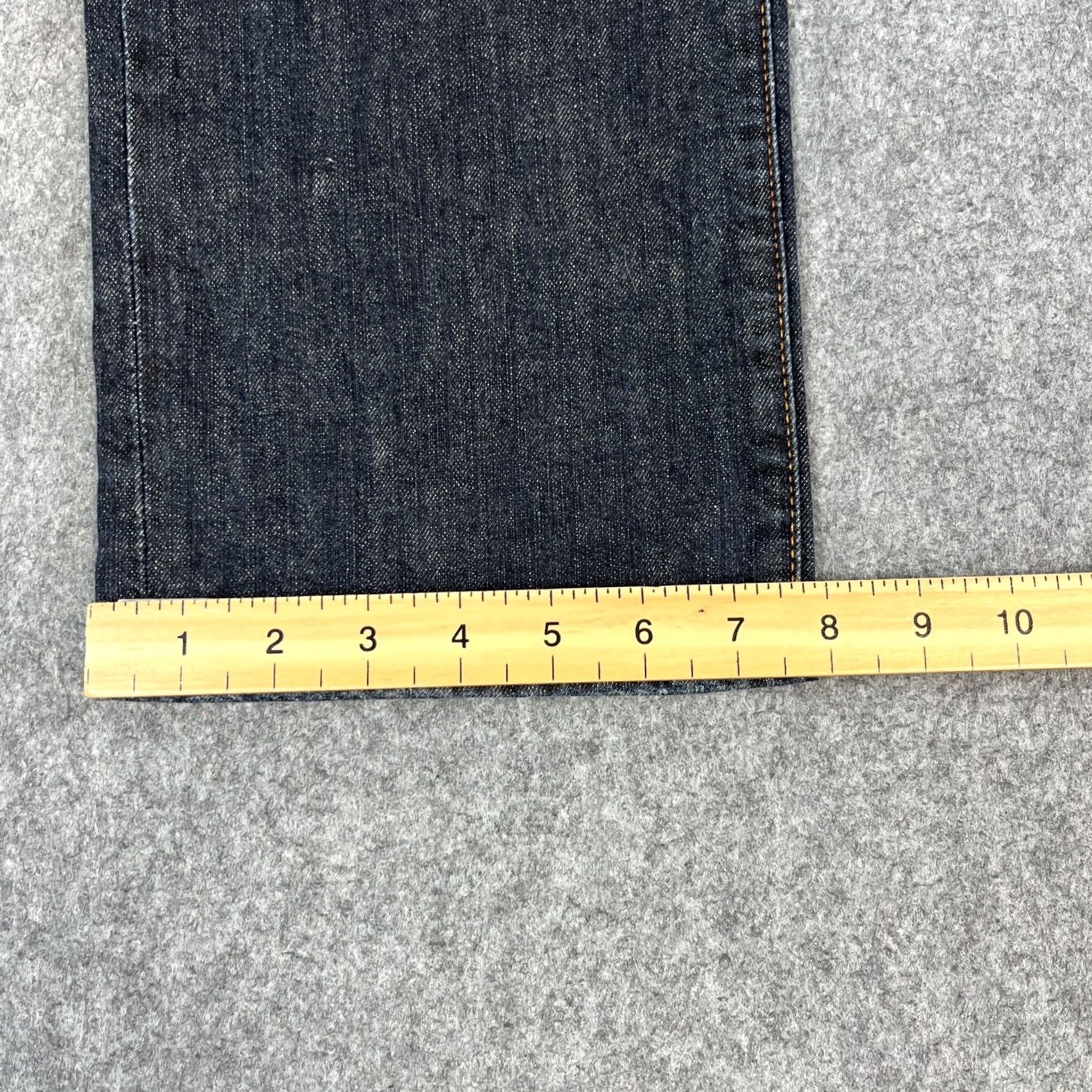 Hugo Boss HUGO BOSS Jeans Straight 36 34 Dark Blue Wash Stretch Whiskers Orange 24 Mens Regular Denim Cotton Elastane 5-Pocket Size US 36 / EU 52 - 3 Thumbnail
