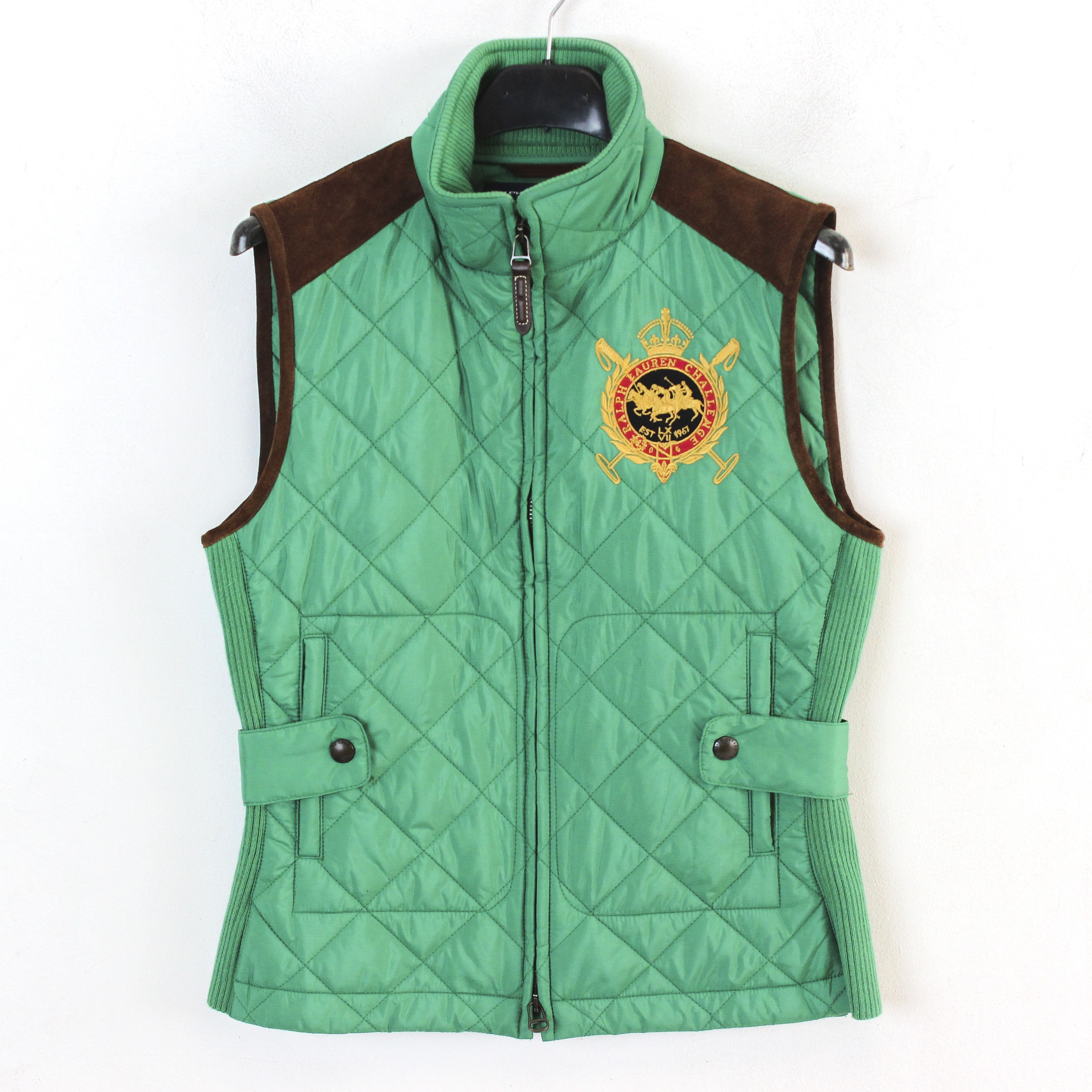 Saddlery Womens S Quilt Zip Gilet Vest Tank Waistcoat Jacket