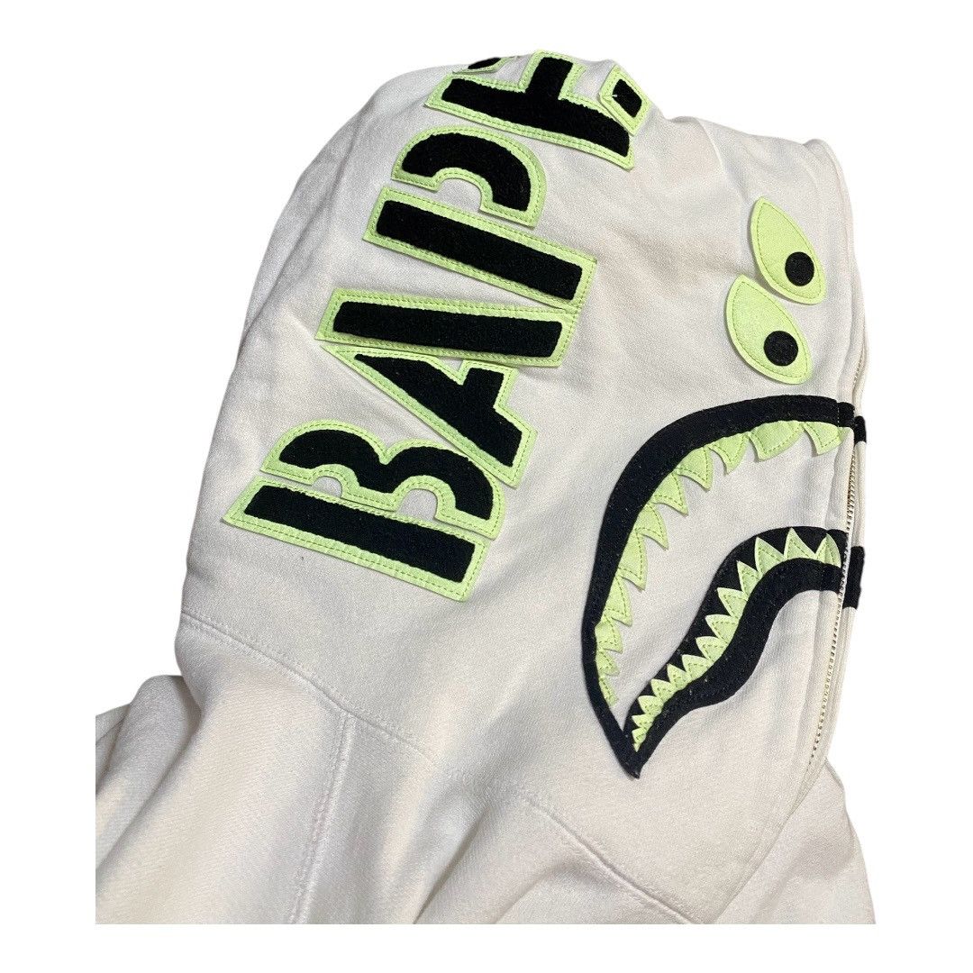 Bape BAPE Bounty hunter shark full zip up white Size US XL / EU 56 / 4 - 4 Thumbnail