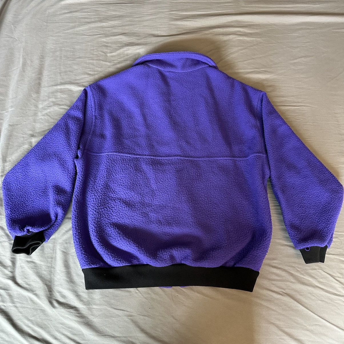 Vintage Vintage Purple Fleece Zip Up Size US M / EU 48-50 / 2 - 2 Thumbnail
