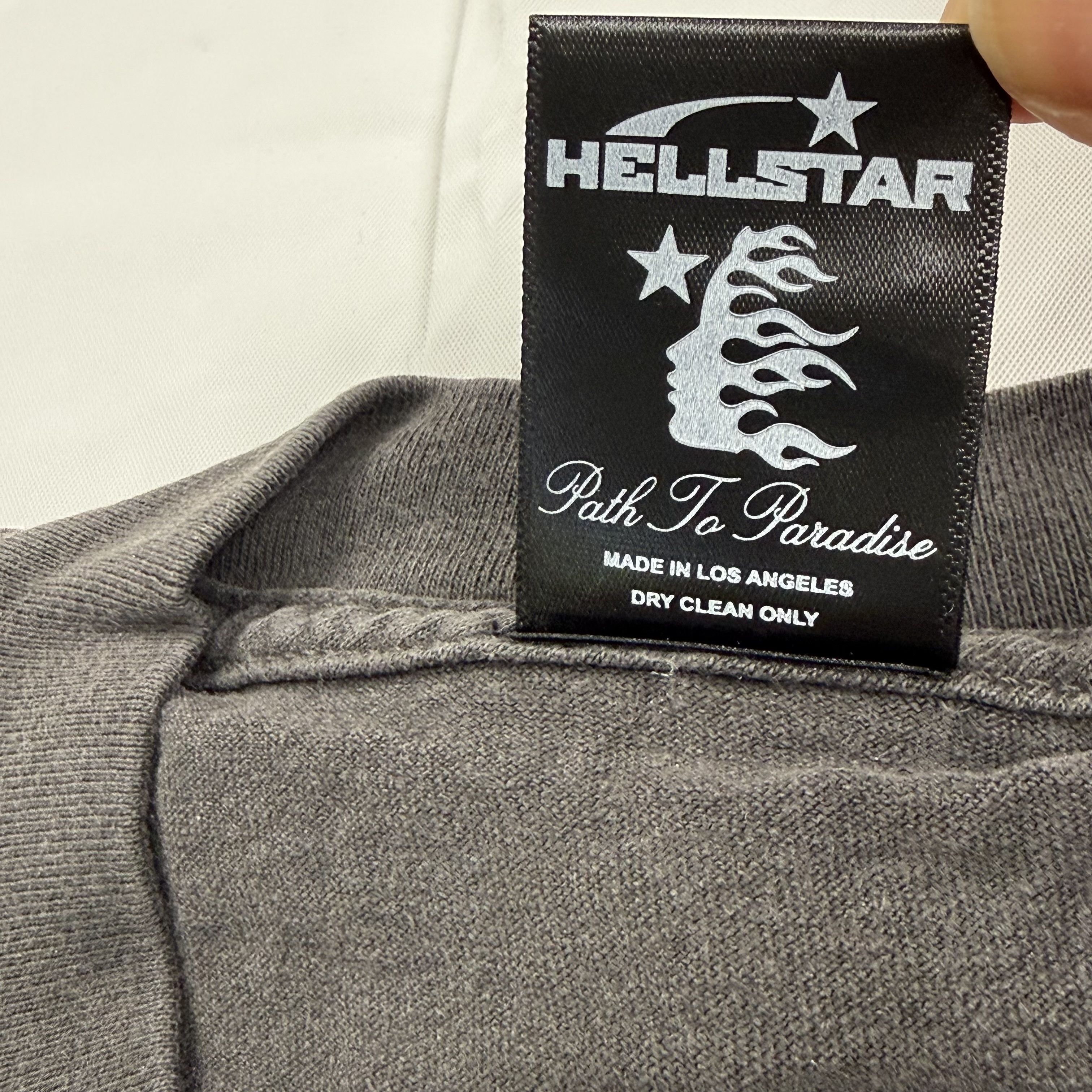 HELLSTAR Hellstar Overseas Fall 2023 Exclusive Washed Black Tee Size US XXL / EU 58 / 5 - 7 Thumbnail