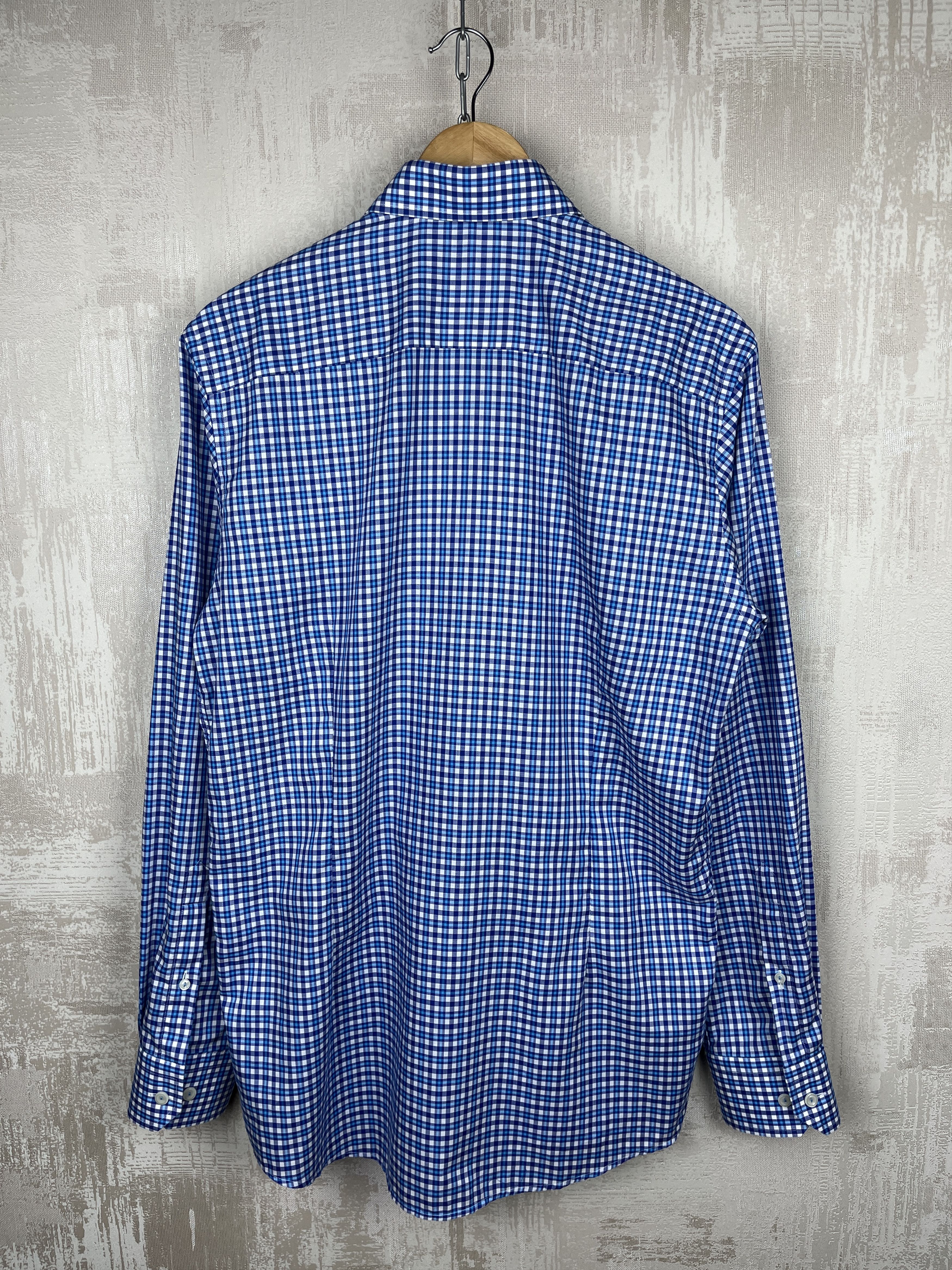 Eton Eton Check Dress Shirt Long Sleeve Men's Size 39 15.5 Size US M / EU 48-50 / 2 - 11 Thumbnail