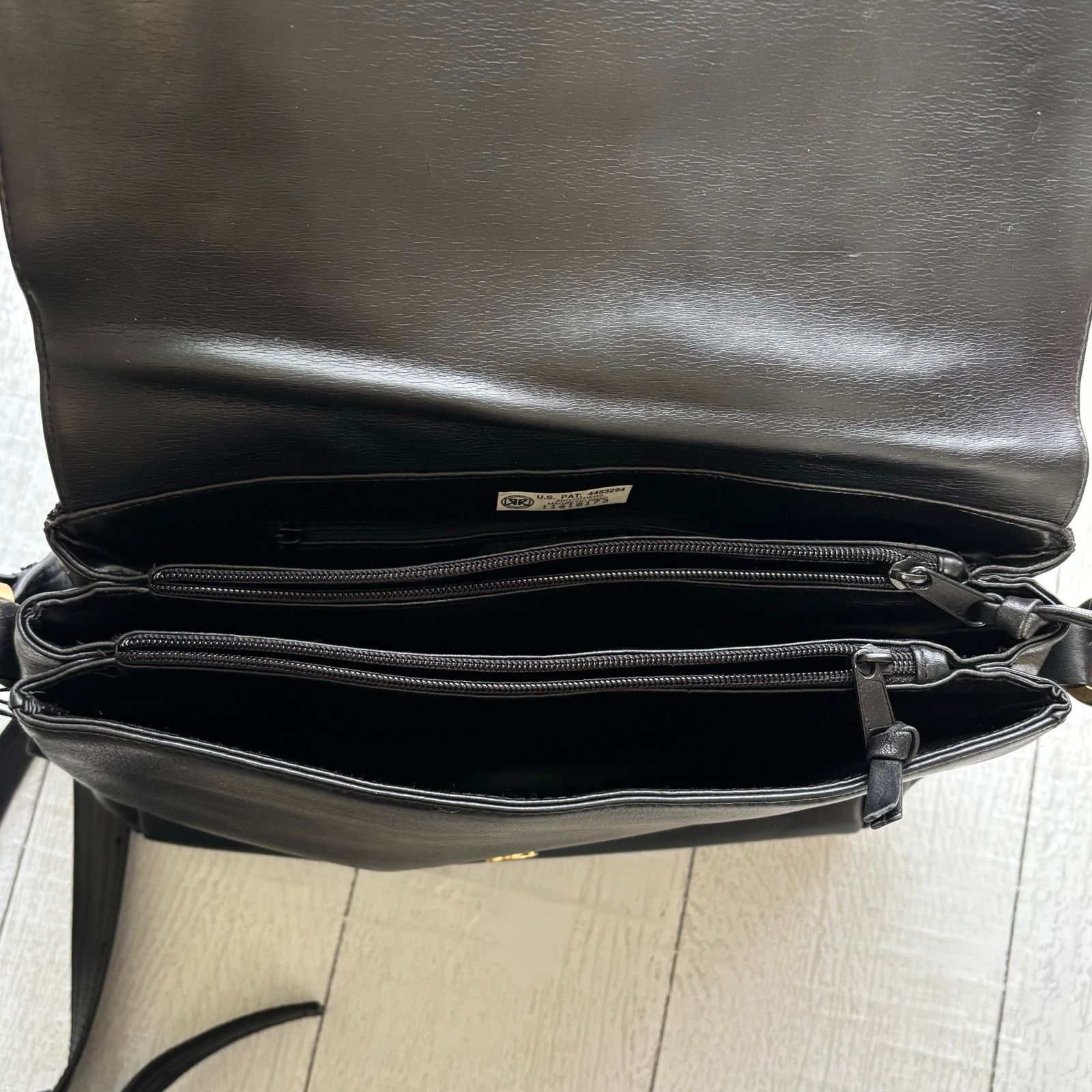 Other Charter Club Black Leather Shoulder Bag NWOT Size ONE SIZE - 8 Thumbnail