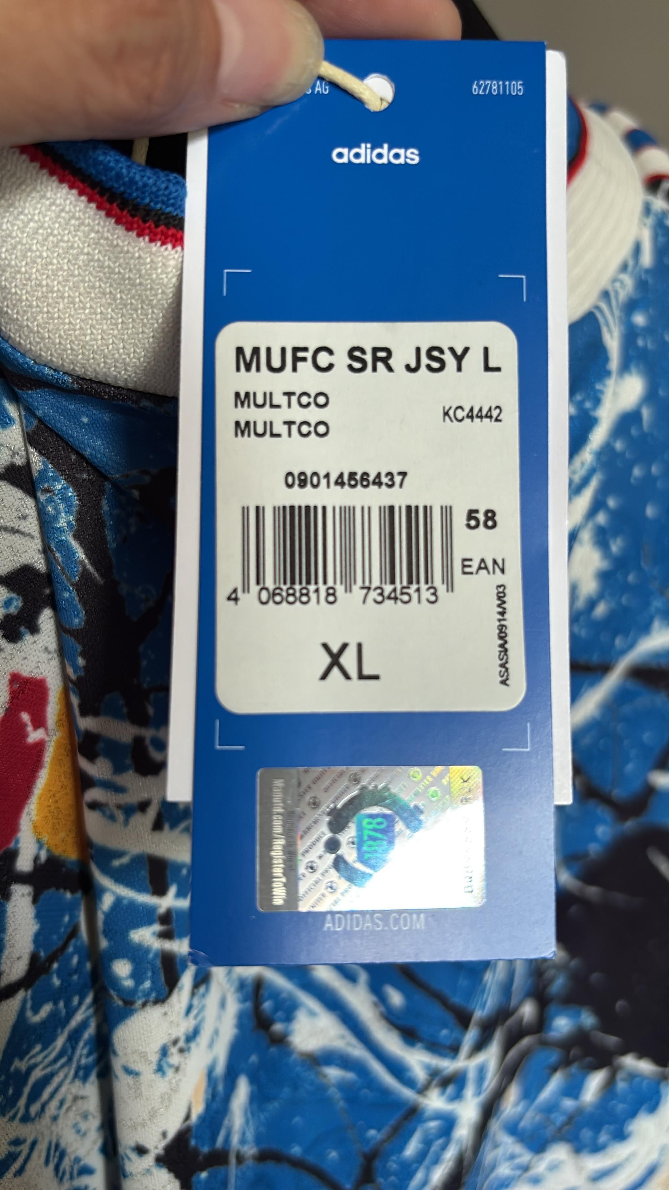 Adidas Jersey Adidas Long Sleeve Man United x StoneRoses Size US XL / EU 56 / 4 - 4 Thumbnail