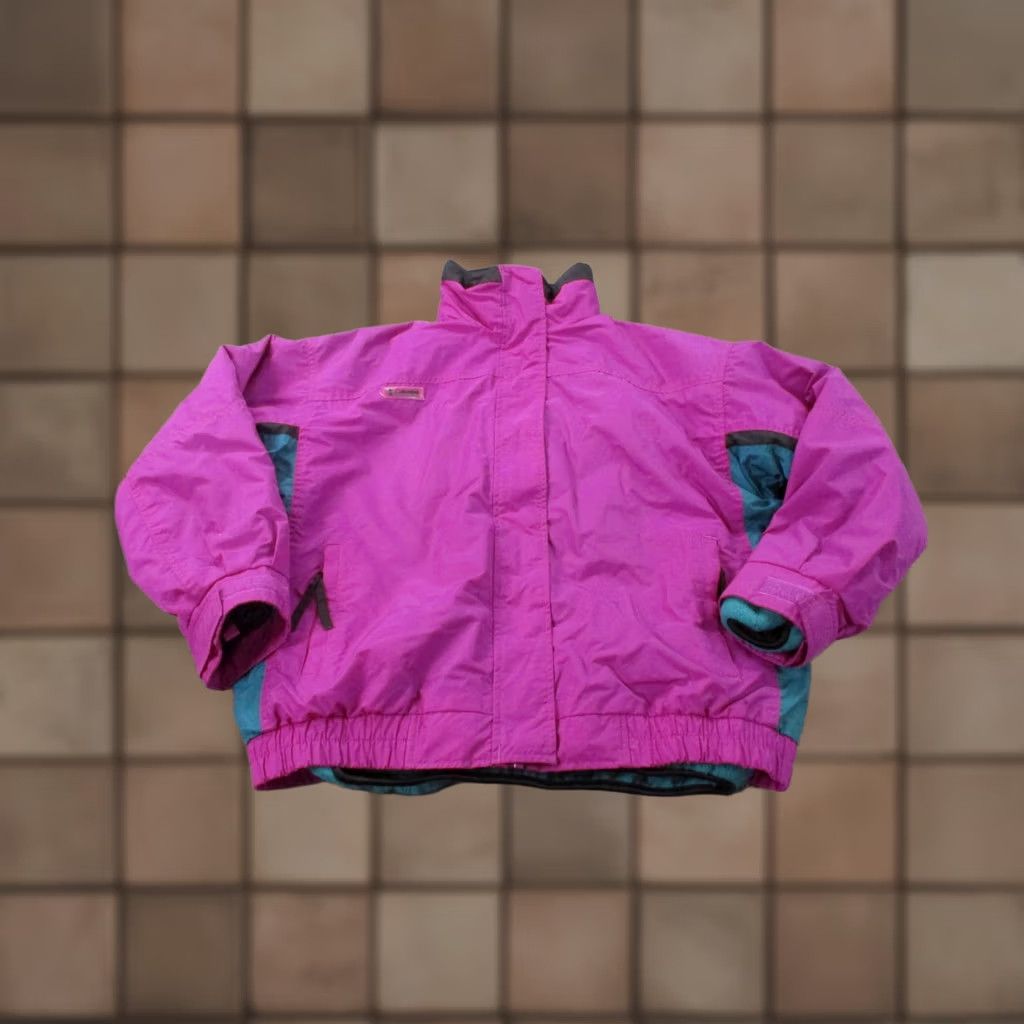 Vintage VINTAGE Columbia Jacket Womens L Bugaboo Interchange 2 in 1 Coat USA Made 90s Purple Size L / US 10 / IT 46 - 1 Thumbnail