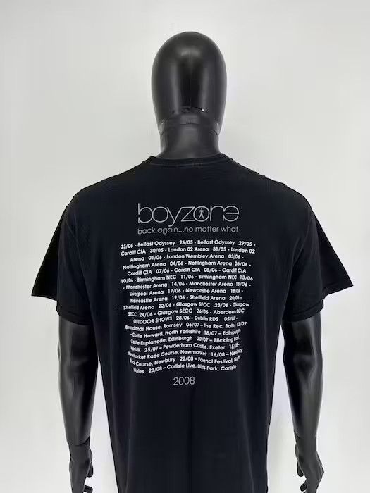 Band Tees × Vintage Vintage Y2K Boyzone T-Shirt Live By Request Tour Tee Size US L / EU 52-54 / 3 - 10 Thumbnail