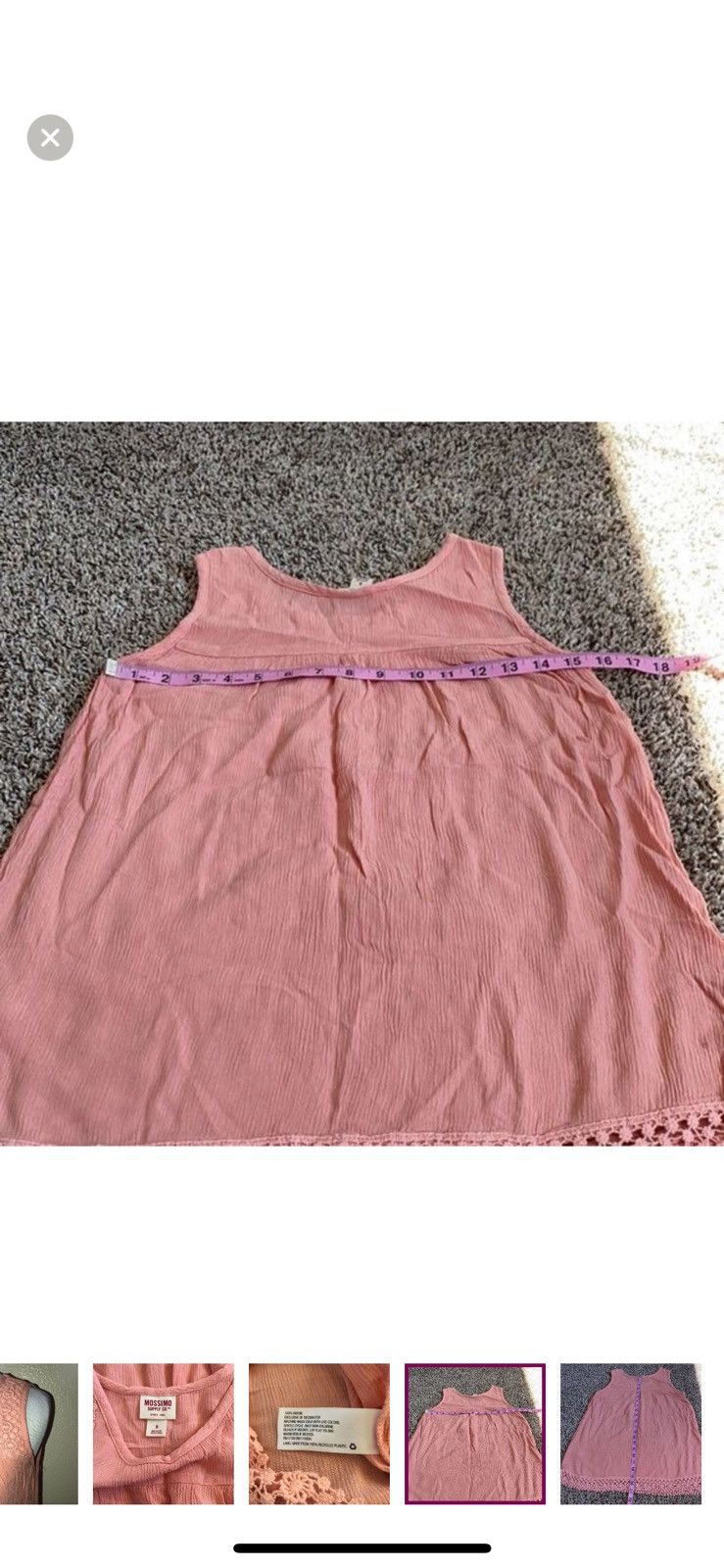 Mossimo Mossimo small pink tank top Size S / US 4 / IT 40 - 3 Thumbnail